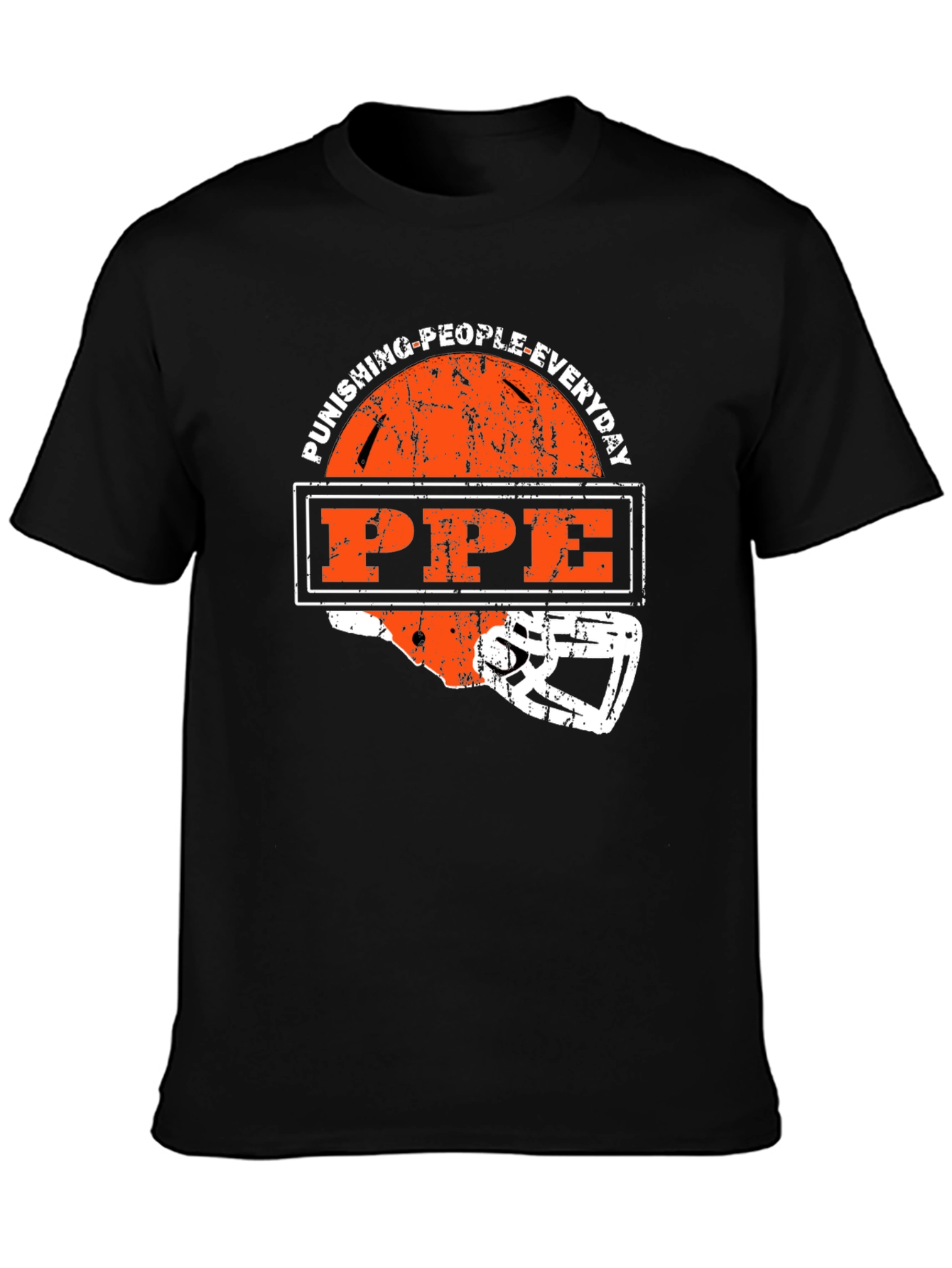Punishing People Everyday PPE Football T-Shirt