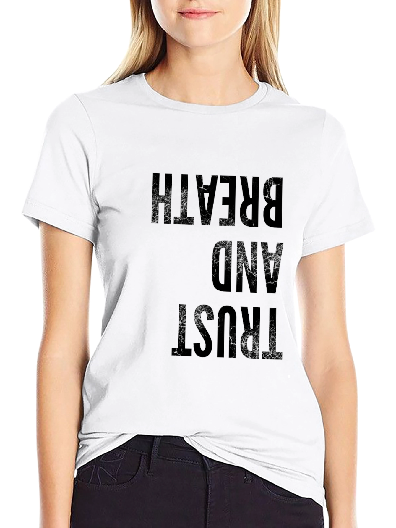 Trust and Breath Graphic T-Shirt