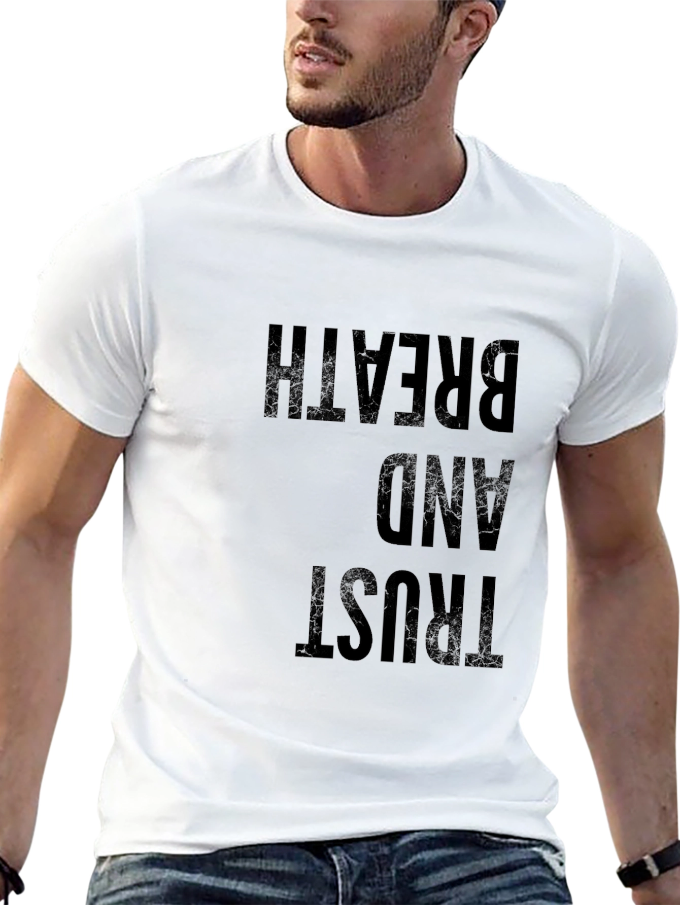 Trust and Breath Graphic T-Shirt