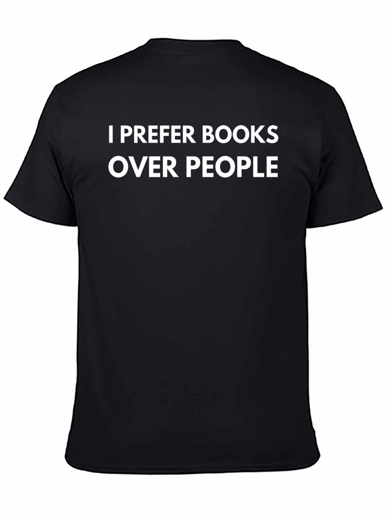 I Prefer Books Over People Graphic Tee