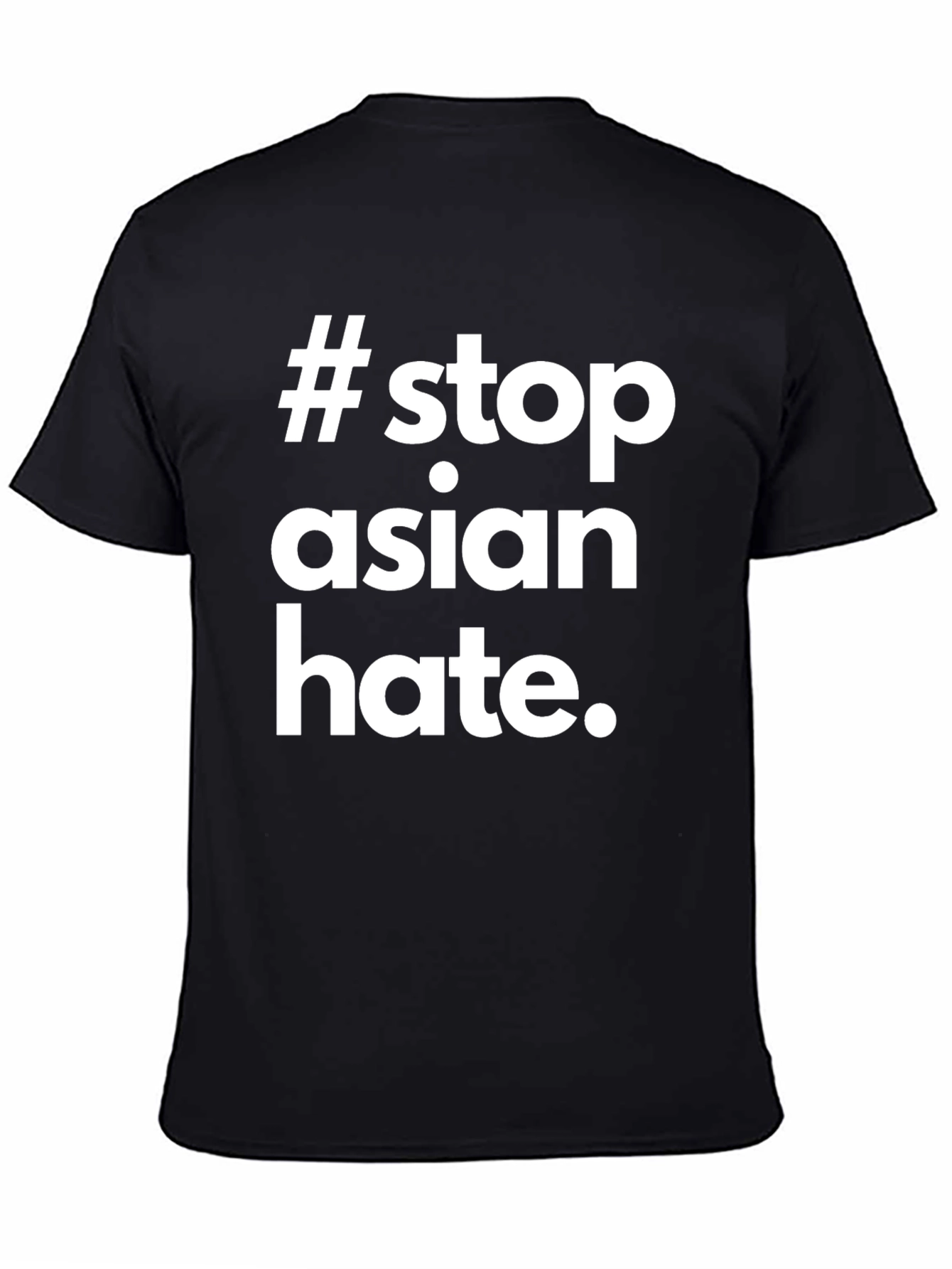 Stop Asian Hate Black T-Shirt
