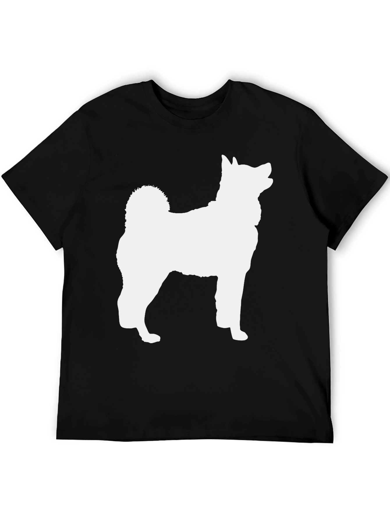 Dog Silhouette Graphic Tee - Stylish & Comfortable