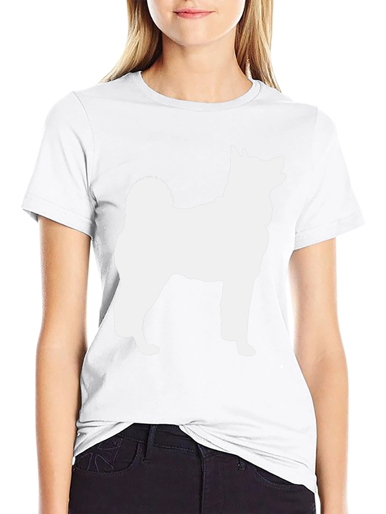 Dog Silhouette Graphic Tee - Stylish & Comfortable