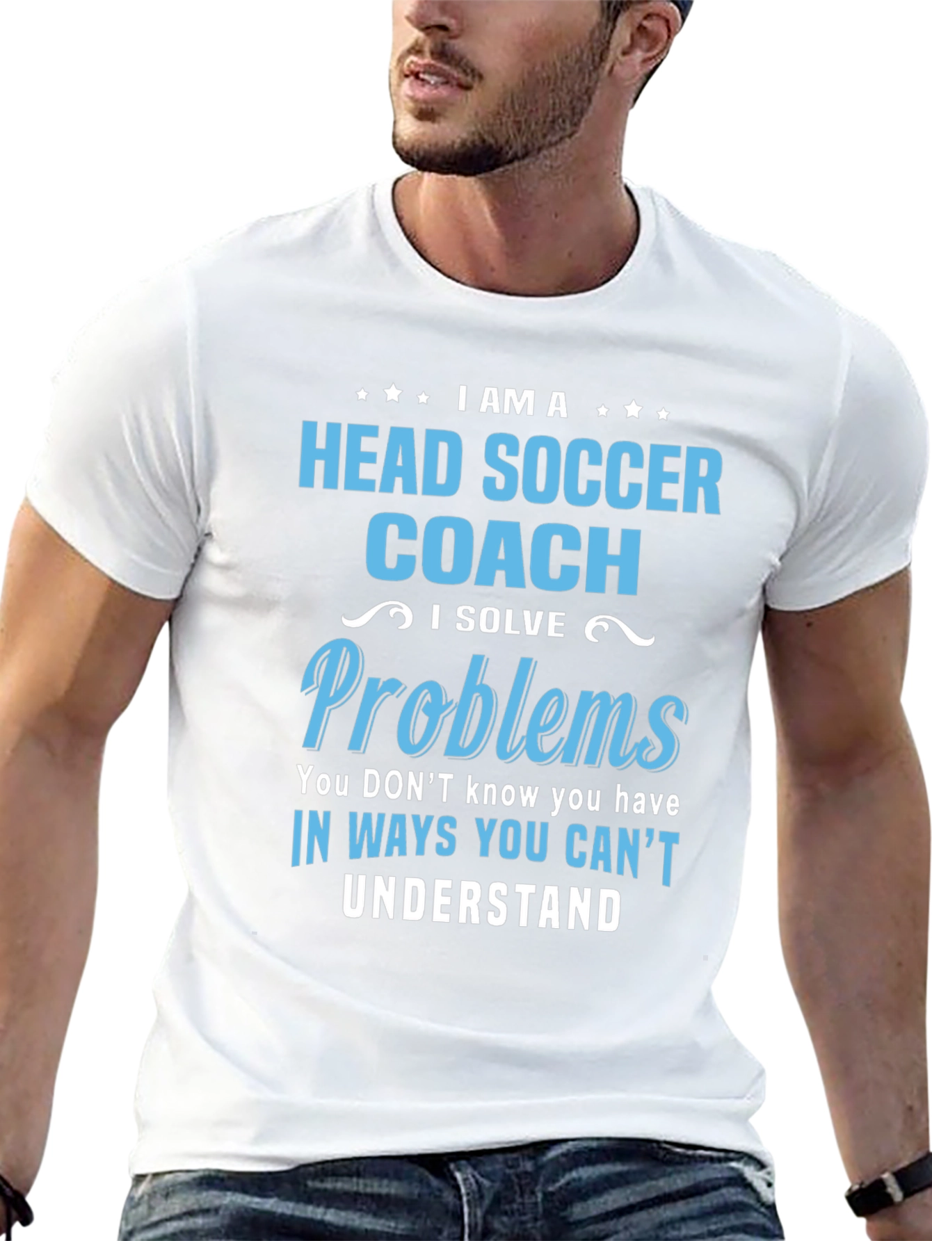 Head Soccer Coach T-Shirt - Problem Solver