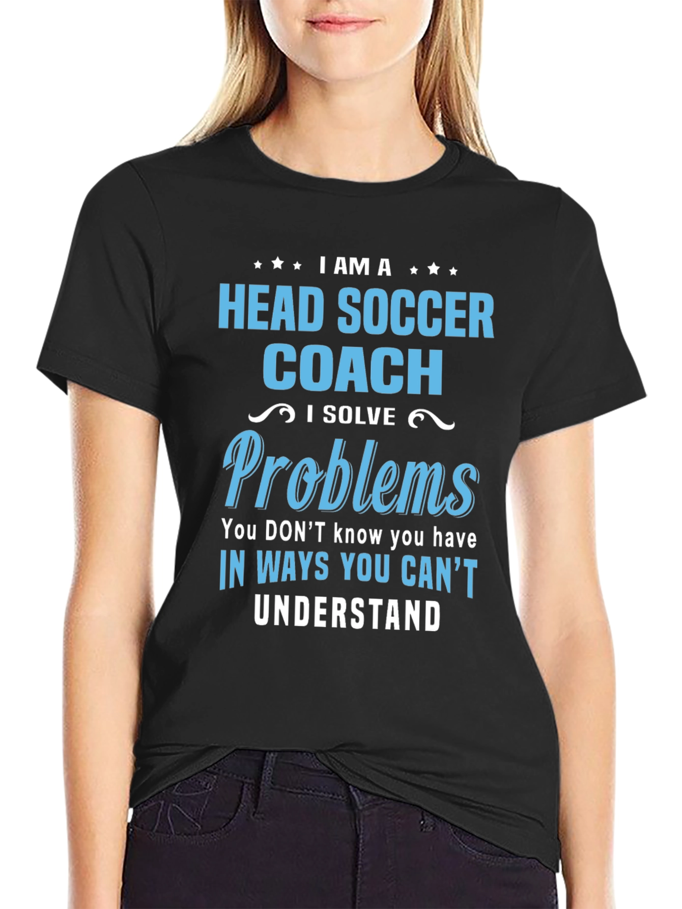Head Soccer Coach T-Shirt - Problem Solver