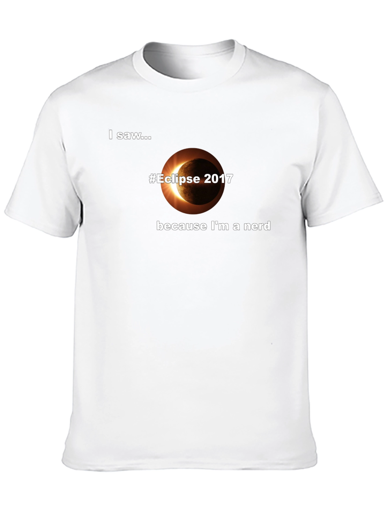 Eclipse 2017 Nerd T-Shirt - Total Solar Eclipse Tee