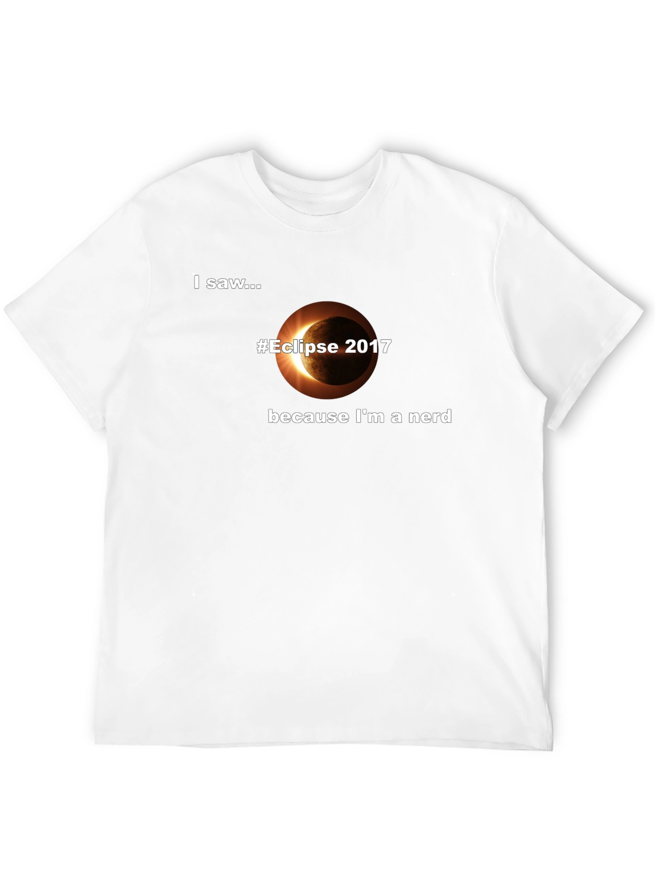 Eclipse 2017 Nerd T-Shirt - Total Solar Eclipse Tee