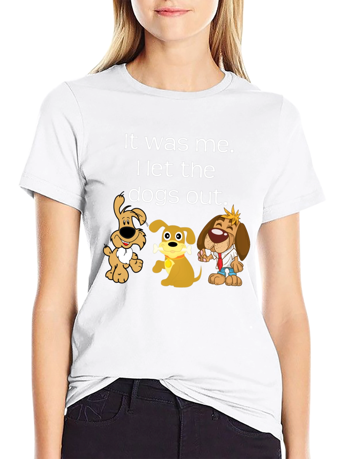 It Was Me I Let the Dogs Out T-Shirt