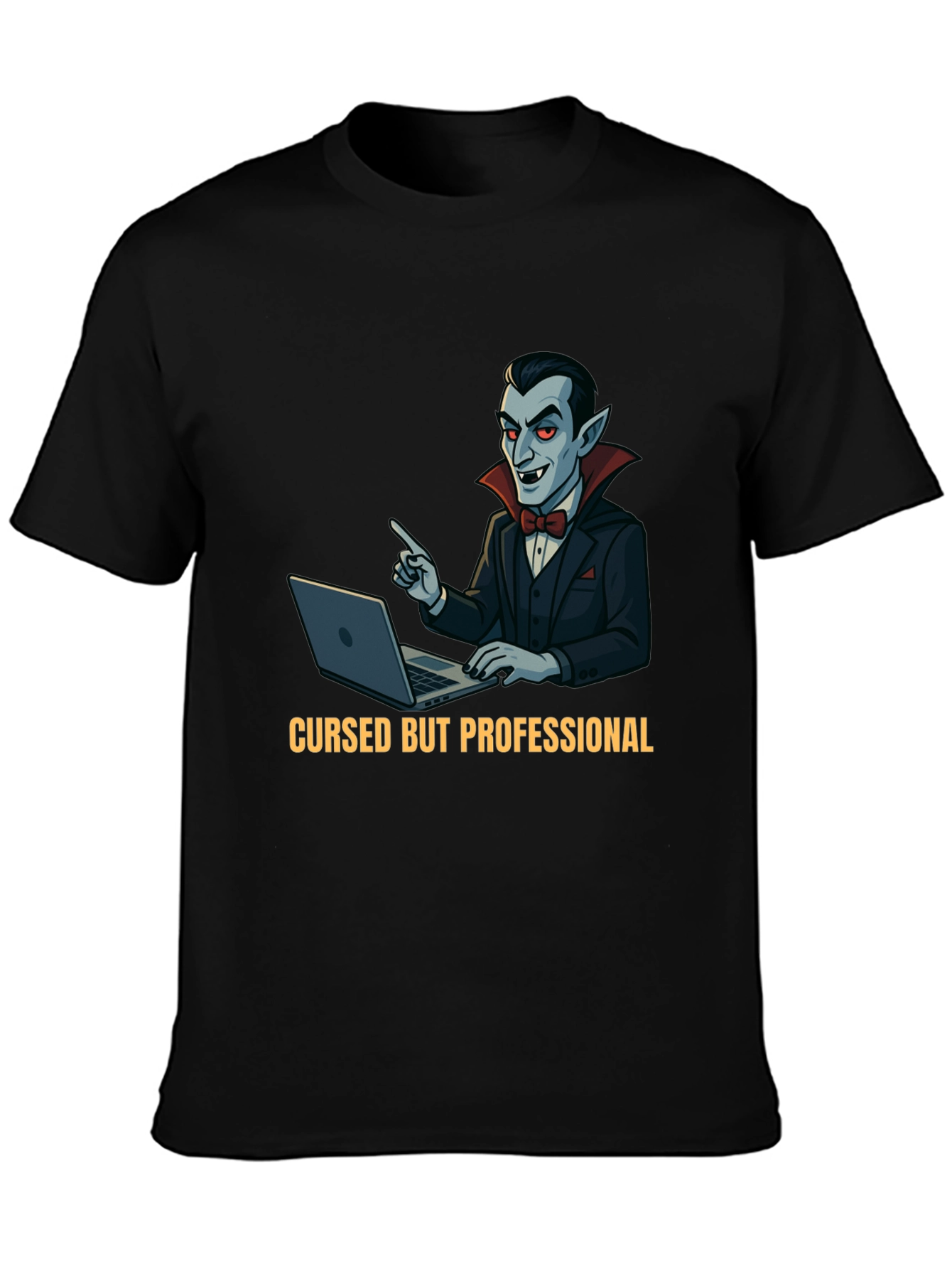 Cursed But Professional Vampire T-Shirt