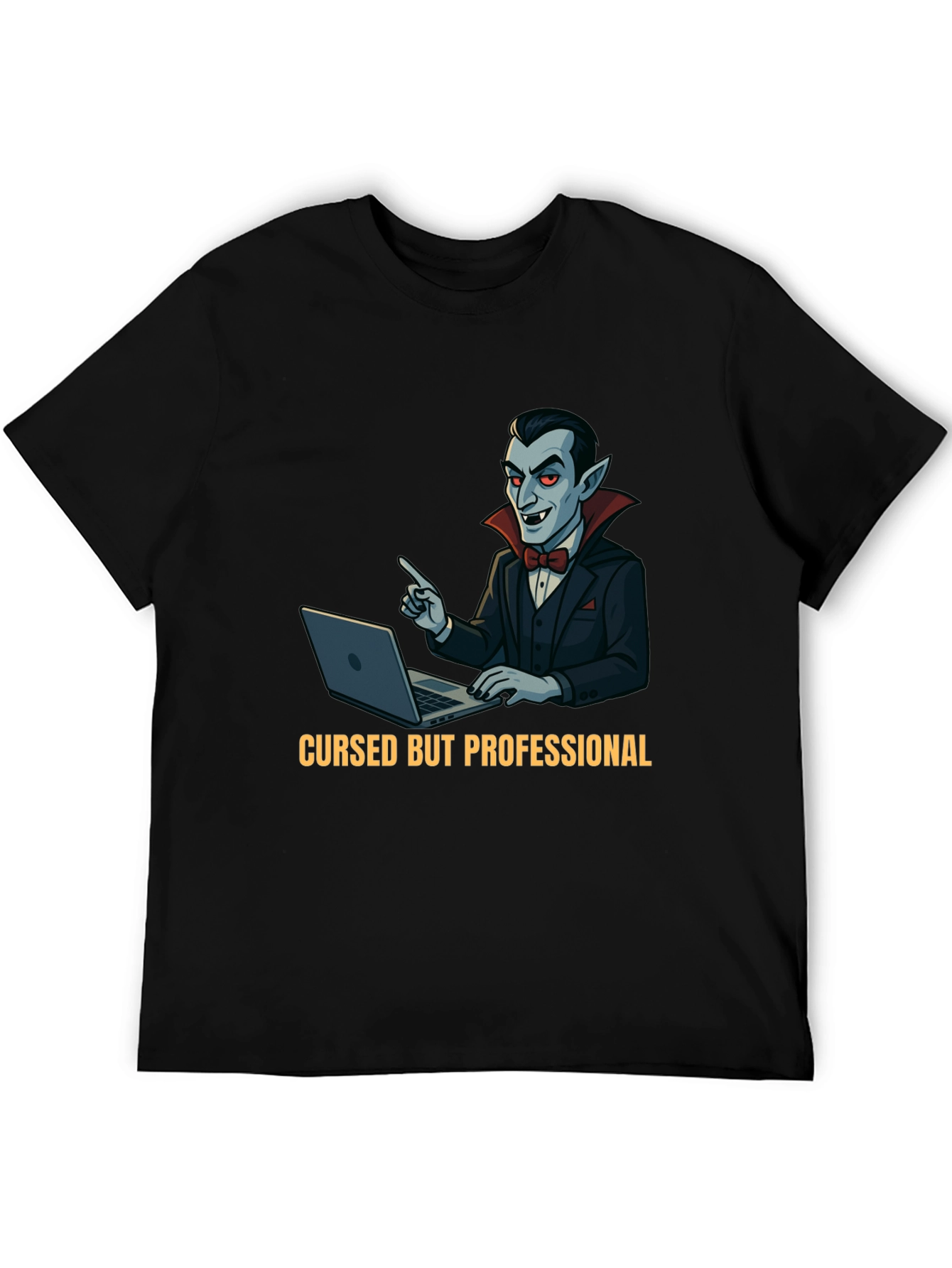 Cursed But Professional Vampire T-Shirt