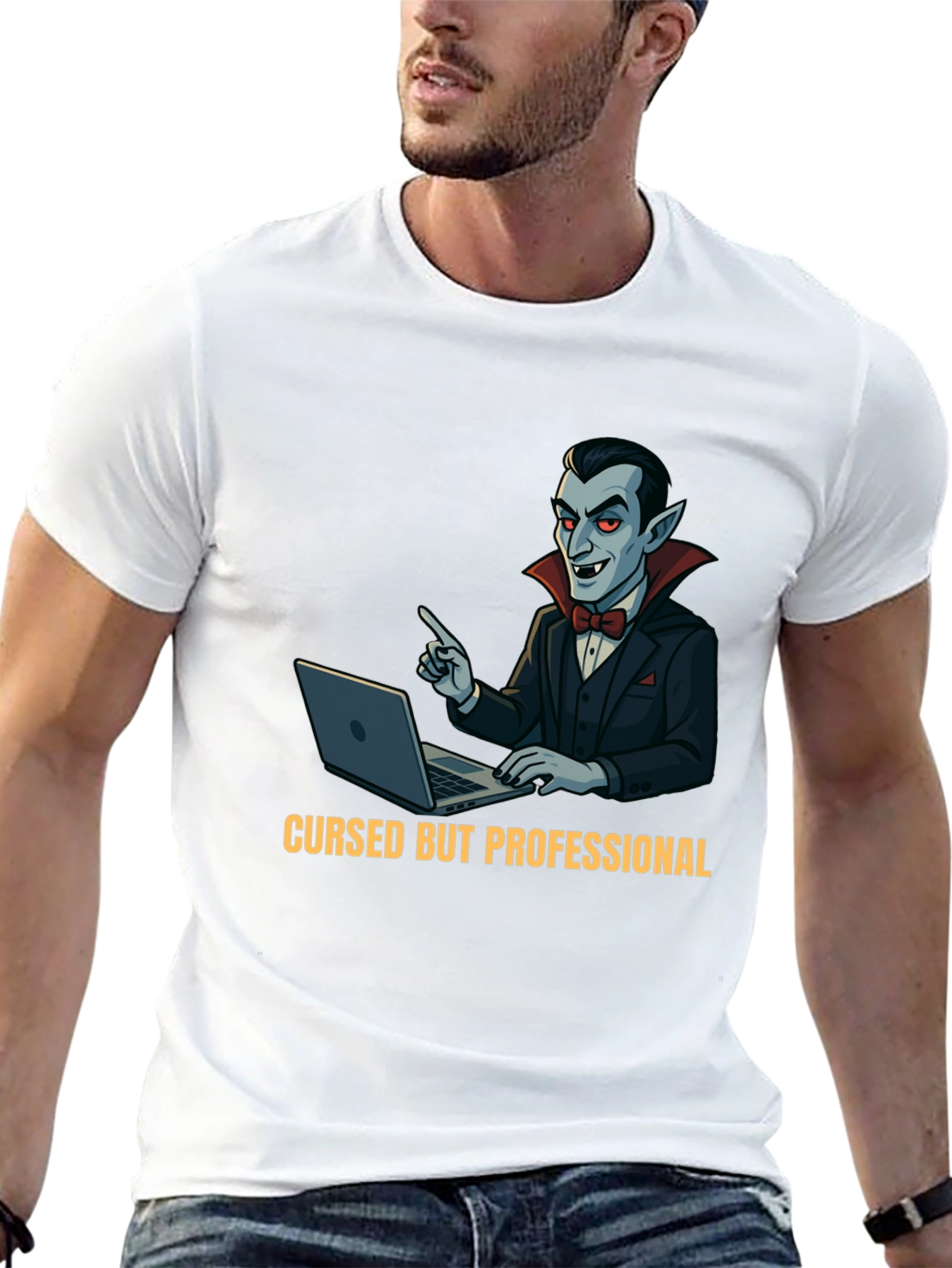 Cursed But Professional Vampire T-Shirt