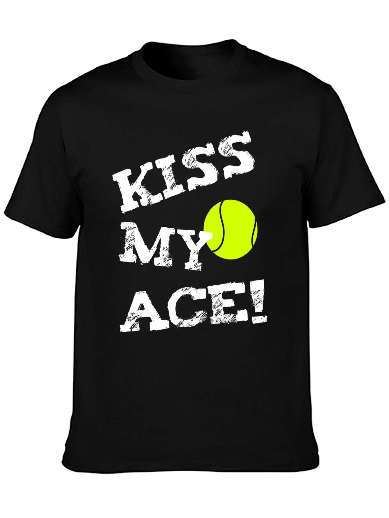 Kiss My Ace! Tennis Graphic T-Shirt