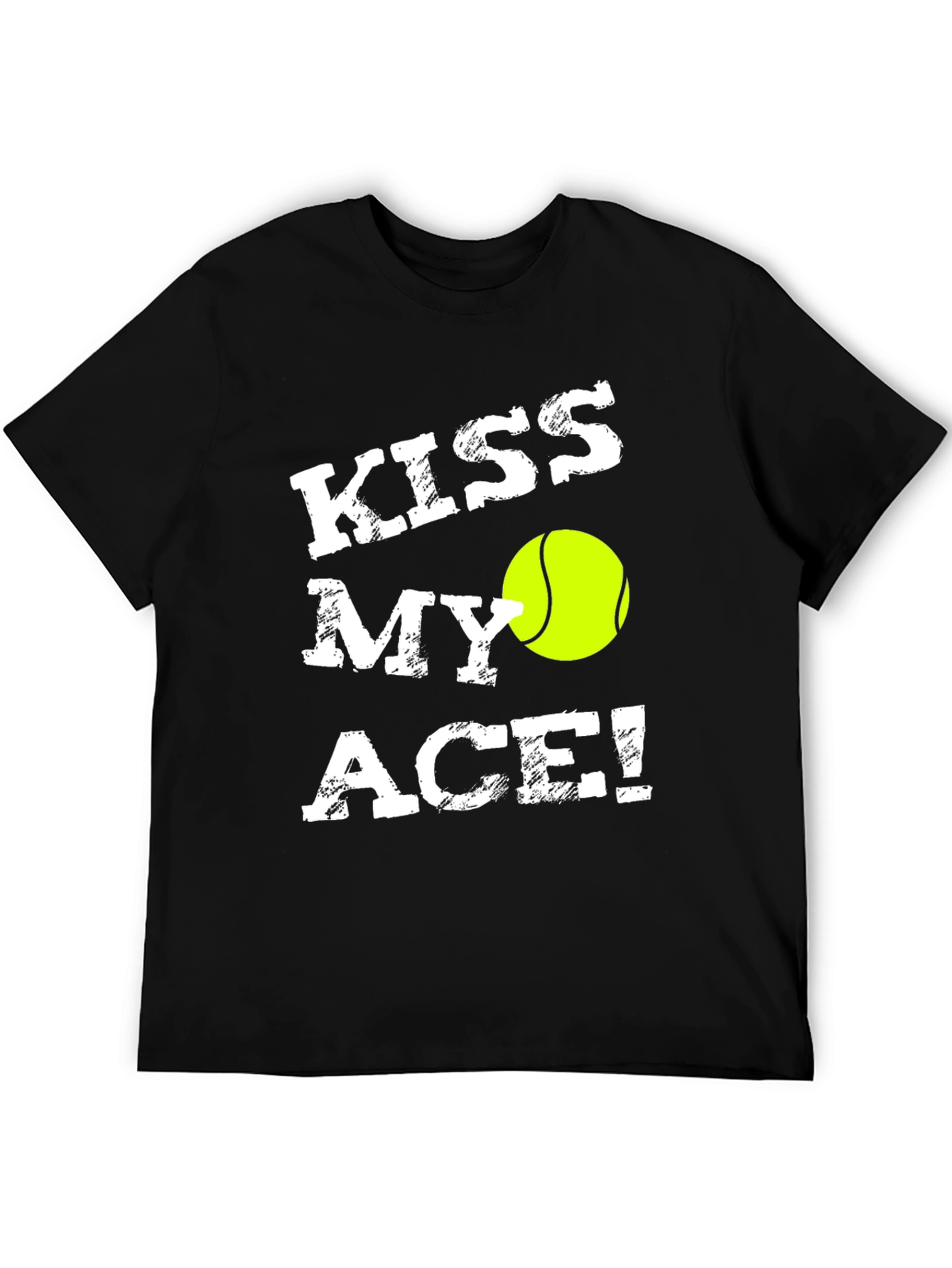 Kiss My Ace! Tennis Graphic T-Shirt