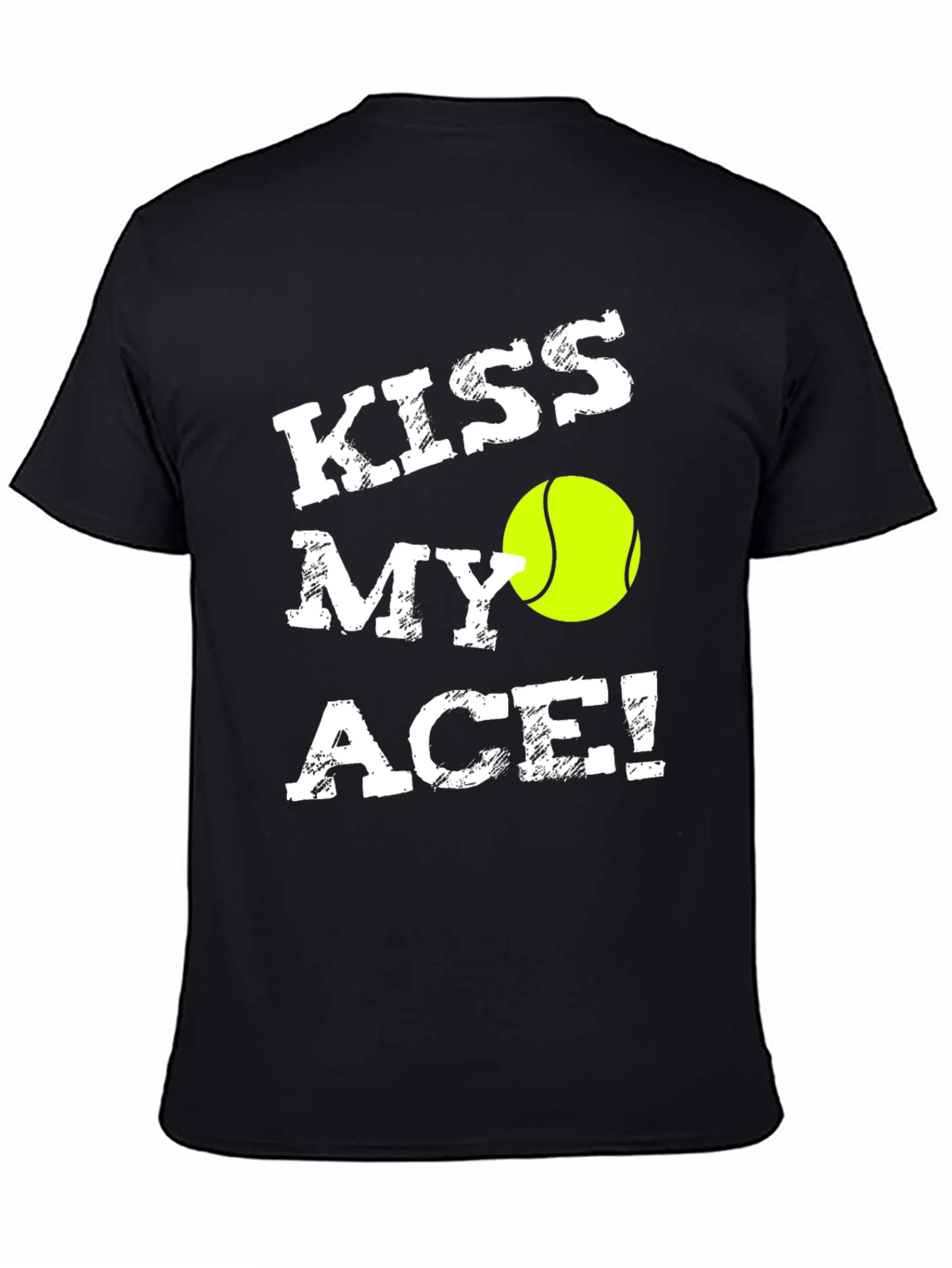 Kiss My Ace! Tennis Graphic T-Shirt