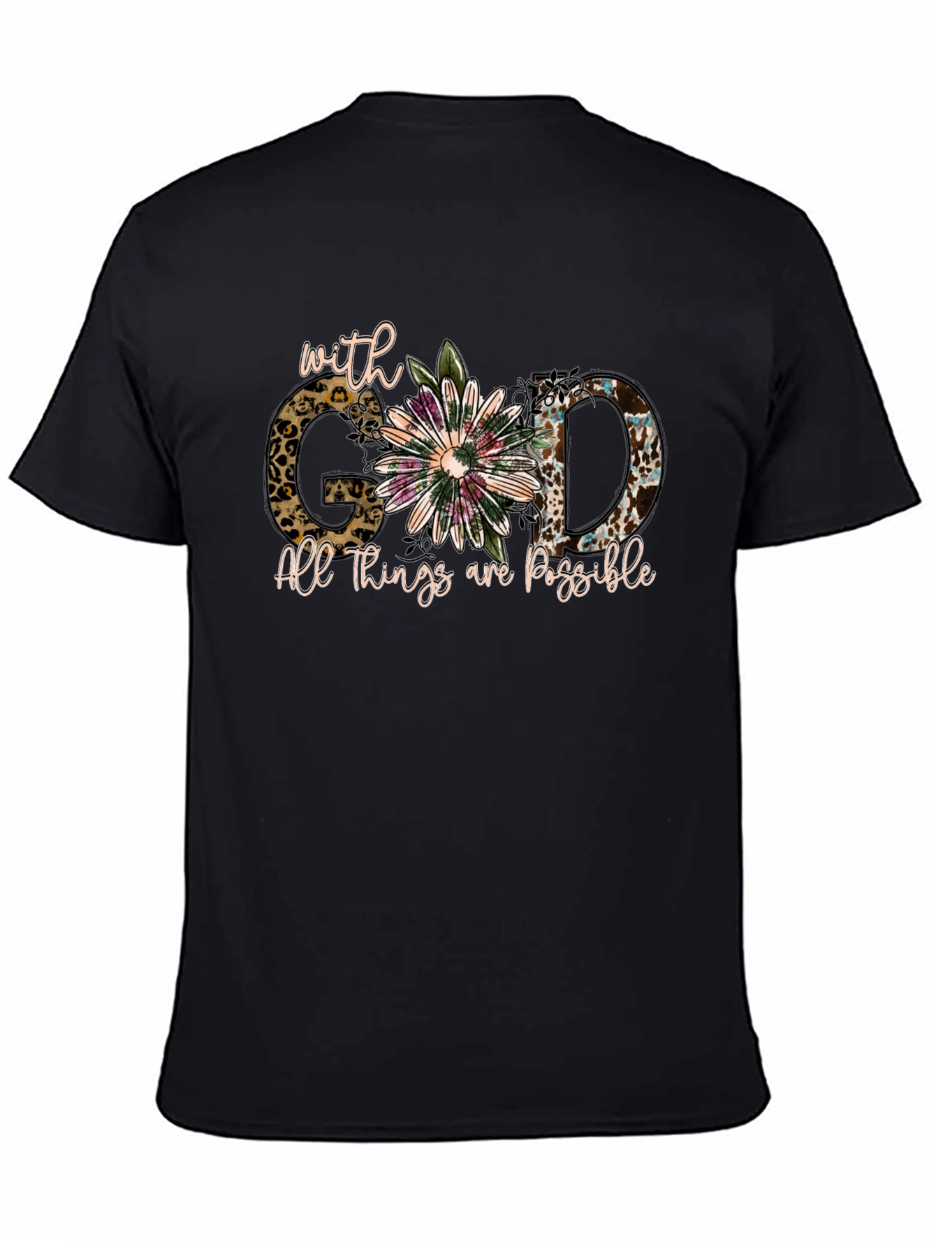 Faith-Inspired With God Graphic Tee