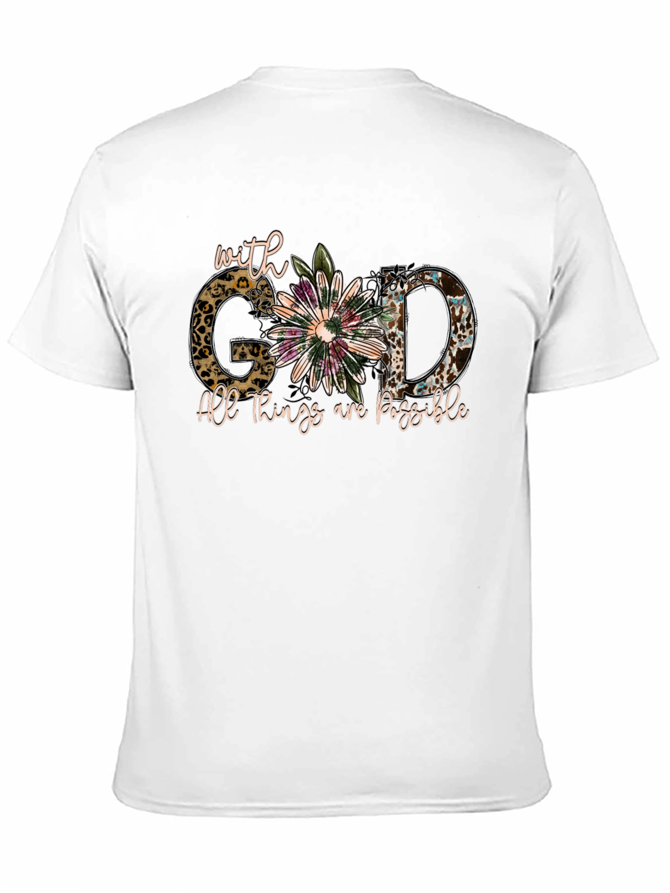 Faith-Inspired With God Graphic Tee