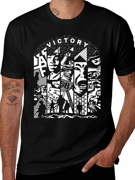 Victory Special Force Graphic Print T-Shirt