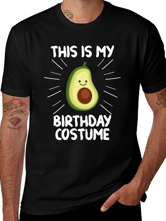 Funny Avocado Birthday Costume T-Shirt