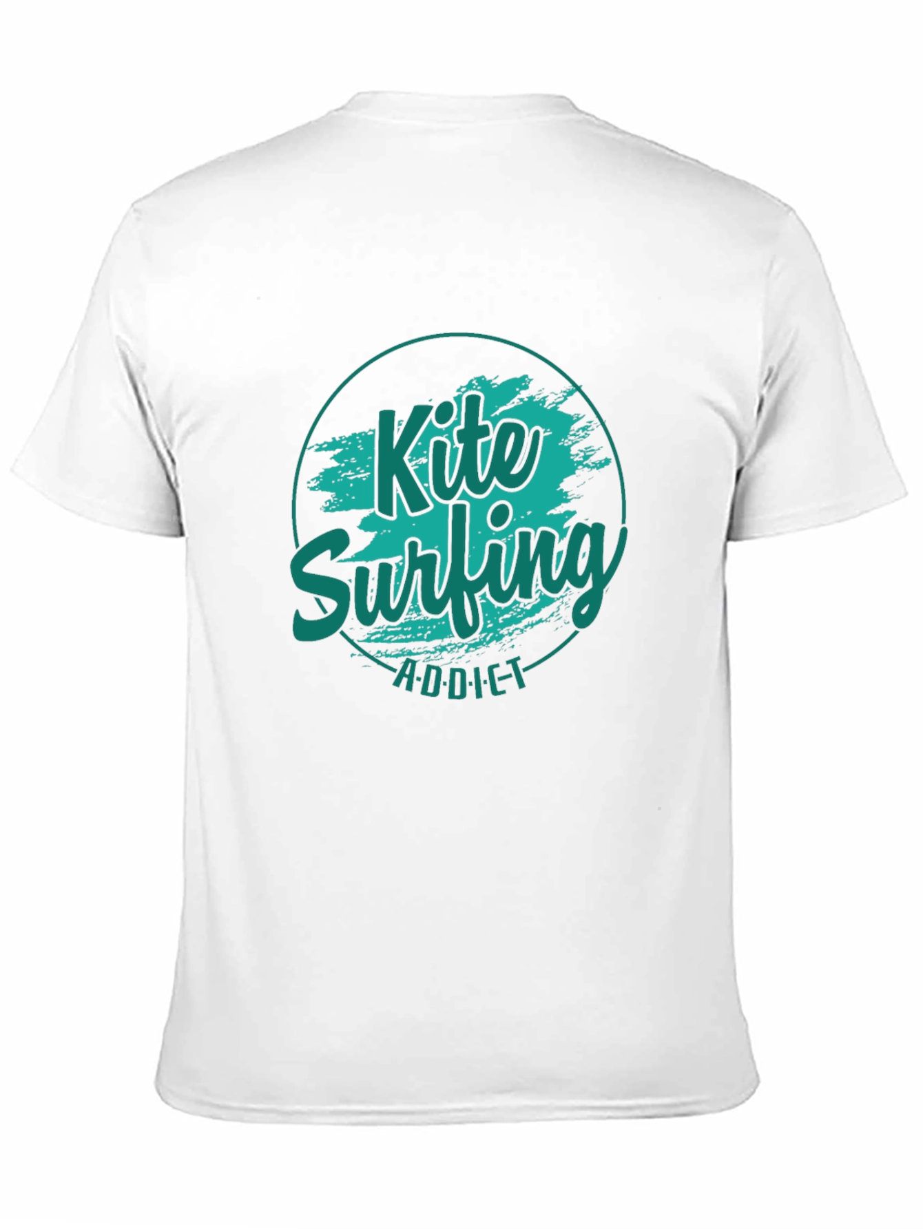 Kite Surfing Addict Black T-Shirt