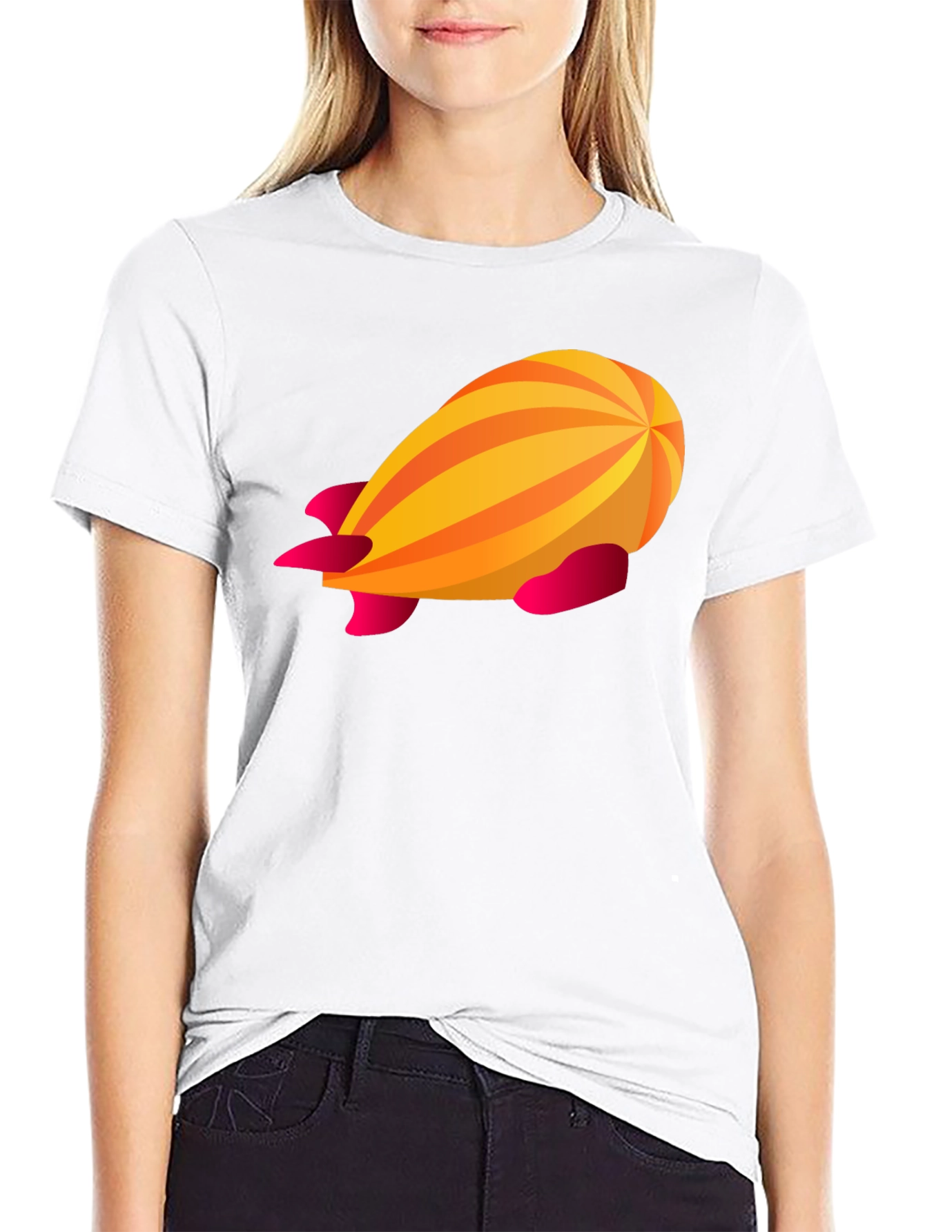 Retro Rocket Graphic Tee - Nostalgic Cool