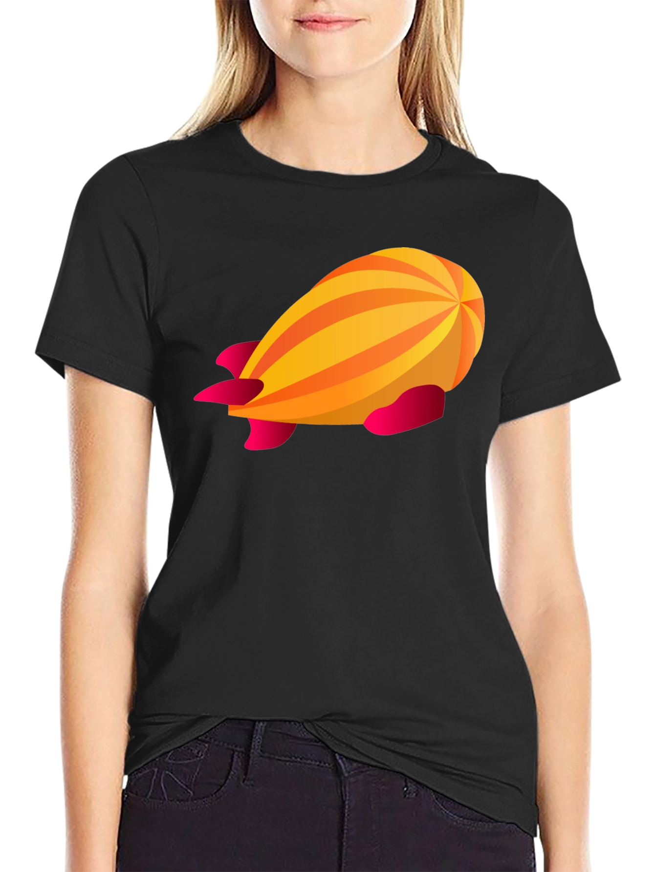 Retro Rocket Graphic Tee - Nostalgic Cool