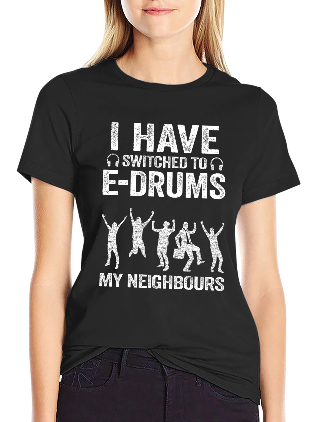 E-Drums T-Shirt Funny Drumming Musician Tee