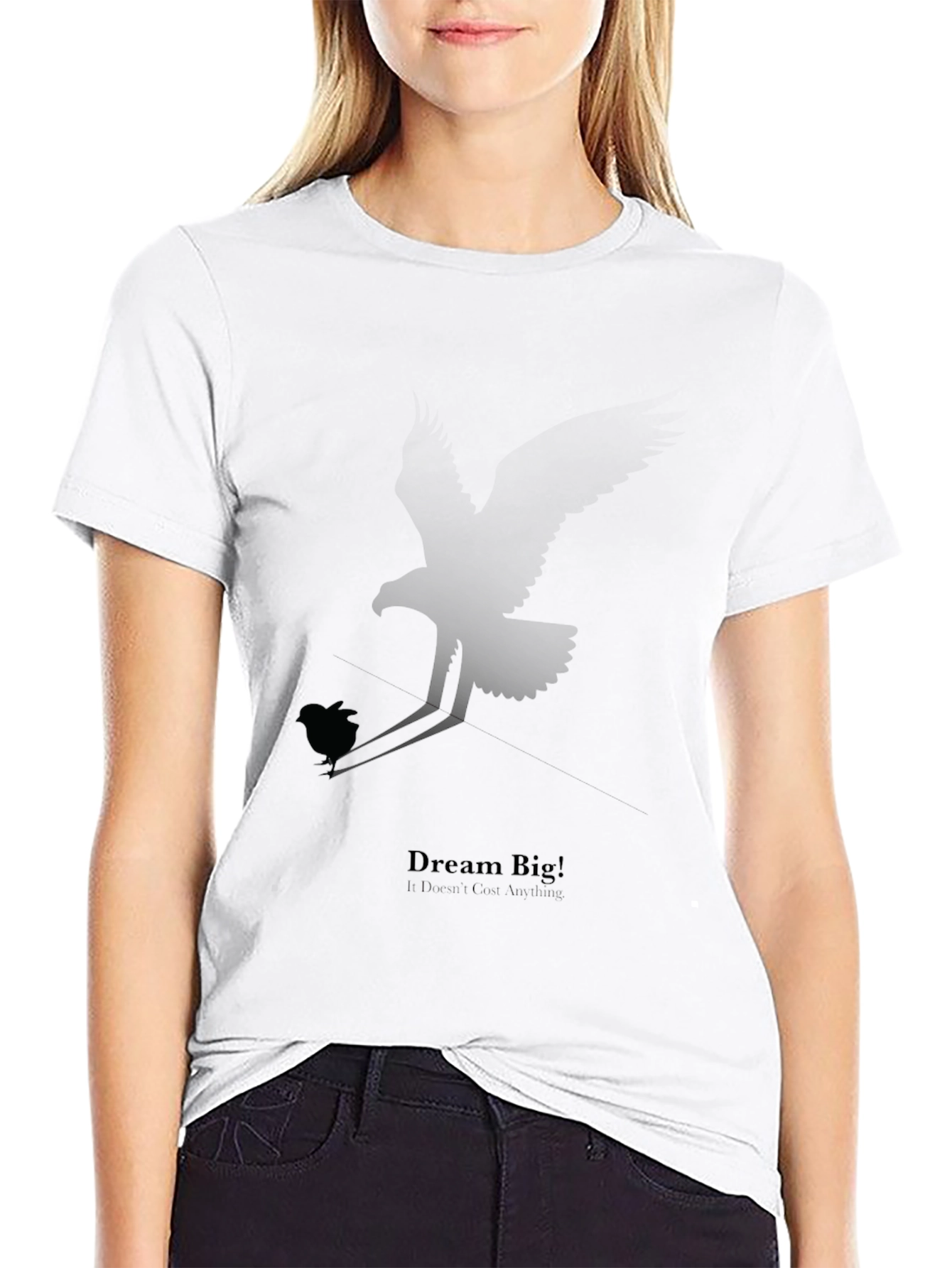 Dream Big Graphic Tee - Black