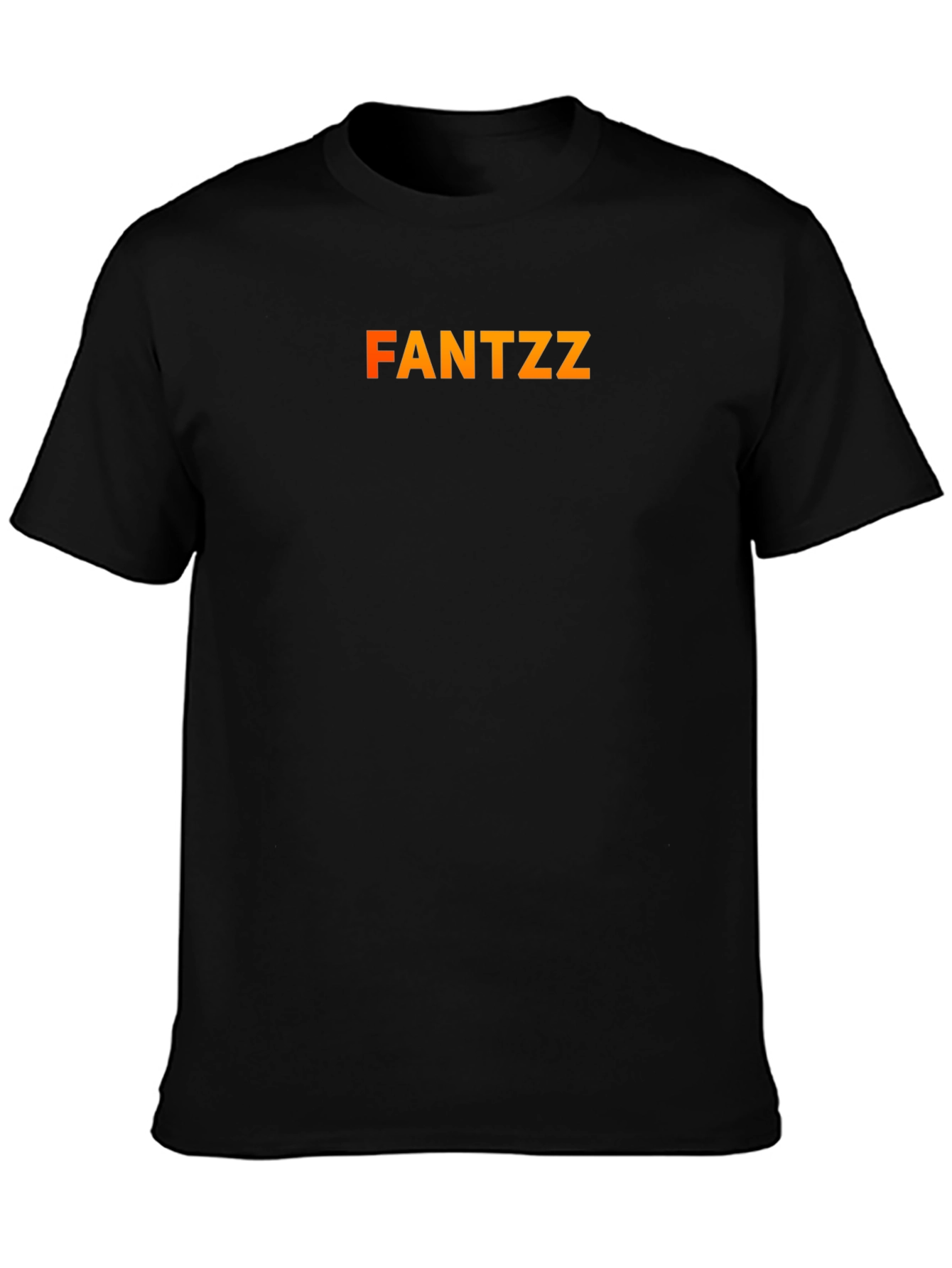 FANTZZ Black T-Shirt - Modern Style