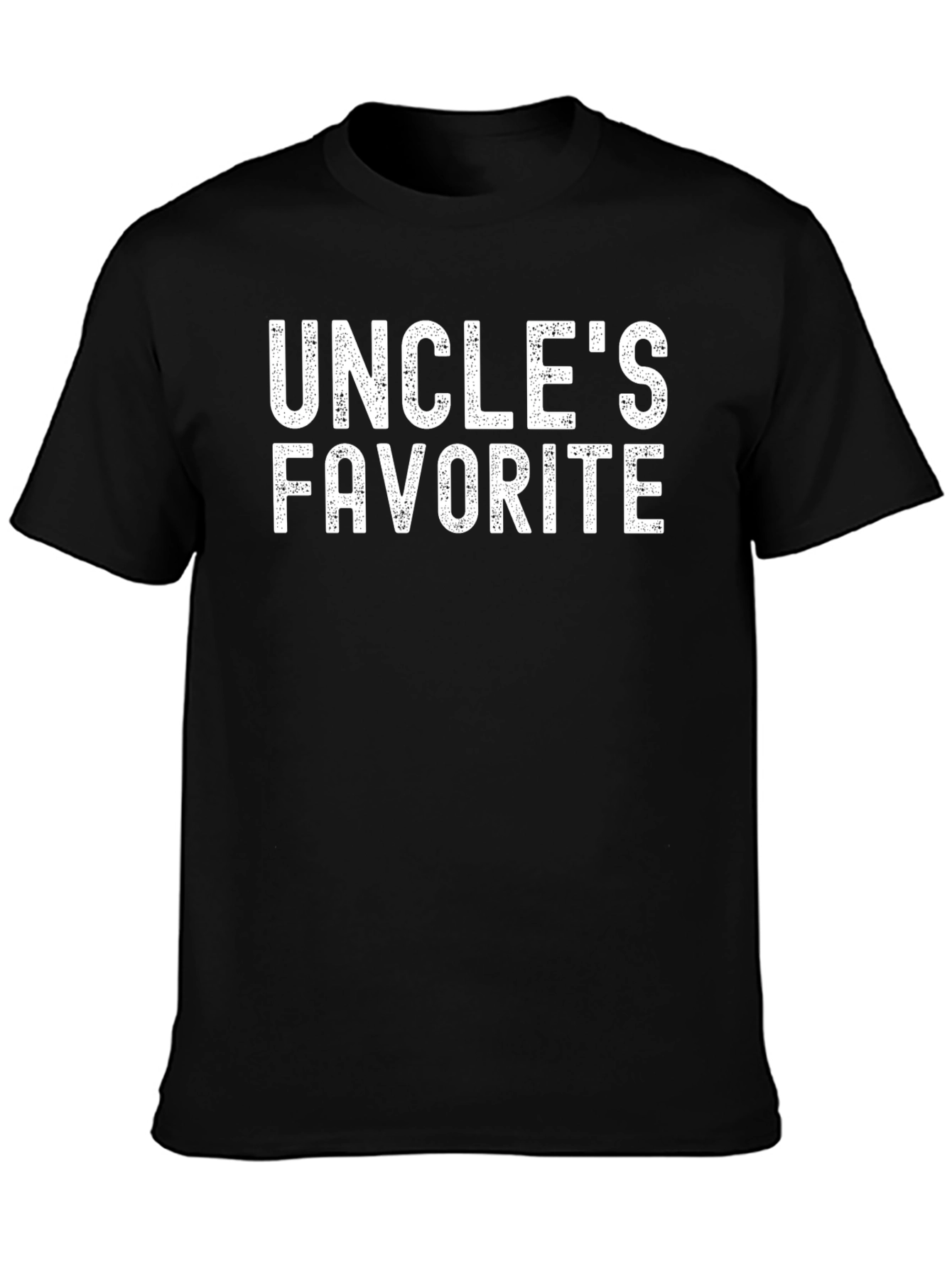 Uncles Favorite Black Graphic T-Shirt