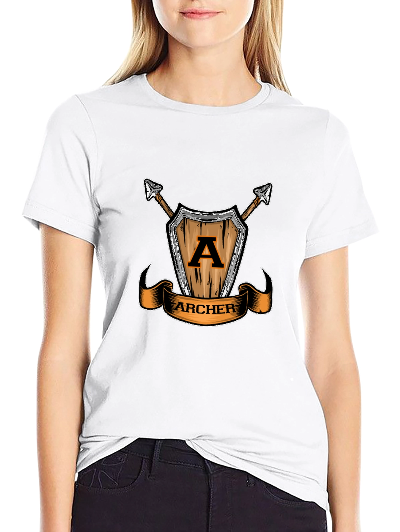Archer Shield T-Shirt - Unique Graphic Tee