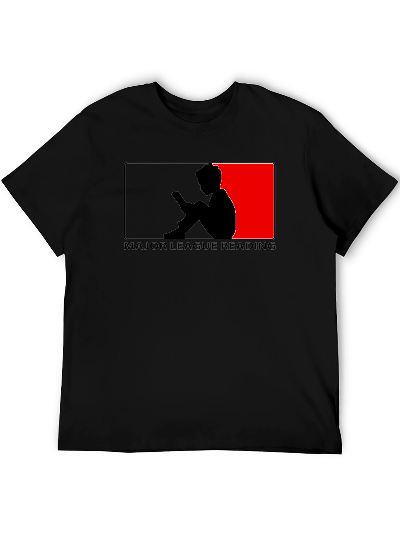 Major League Reading Black Graphic T-Shirt