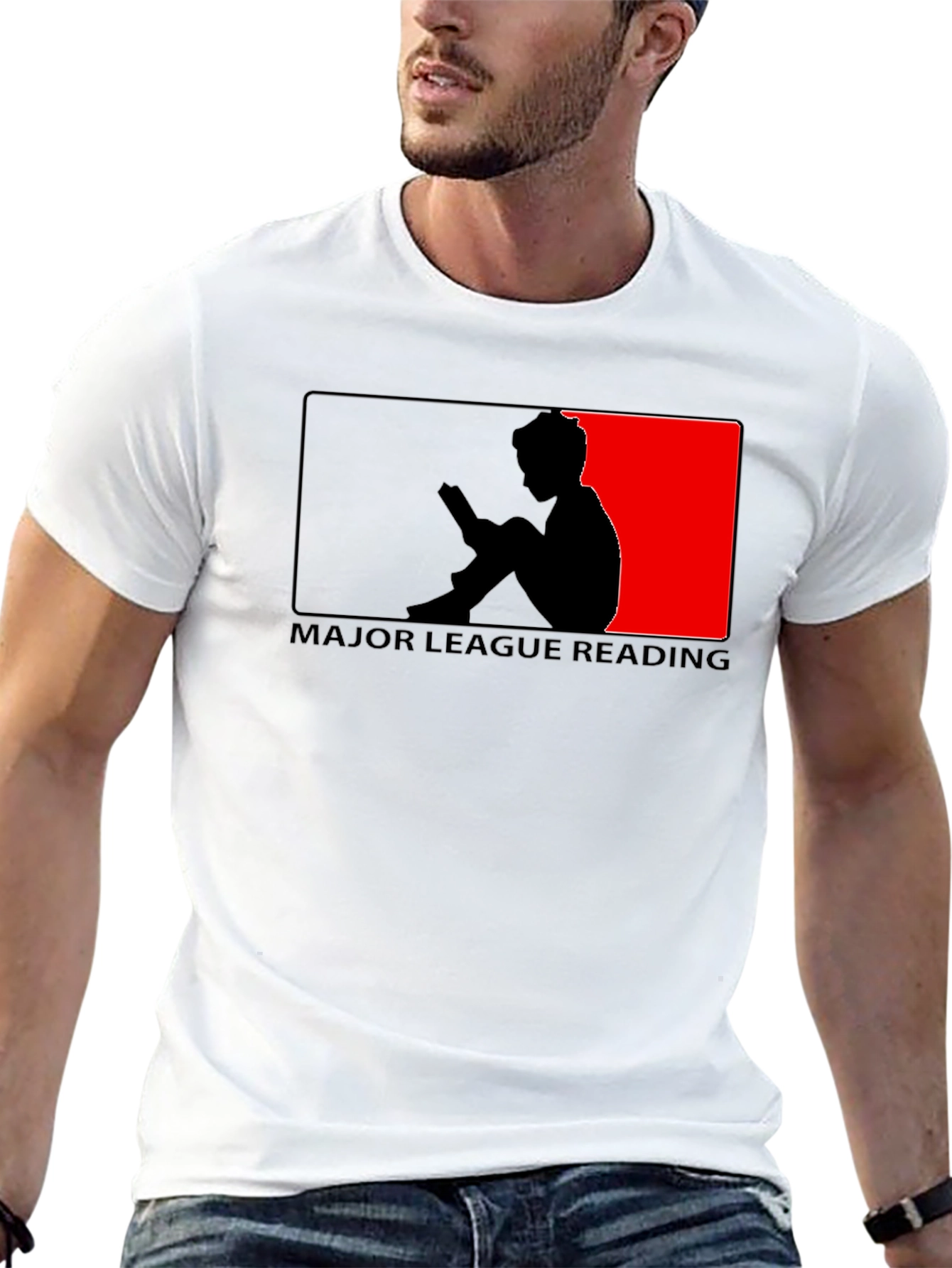 Major League Reading Black Graphic T-Shirt