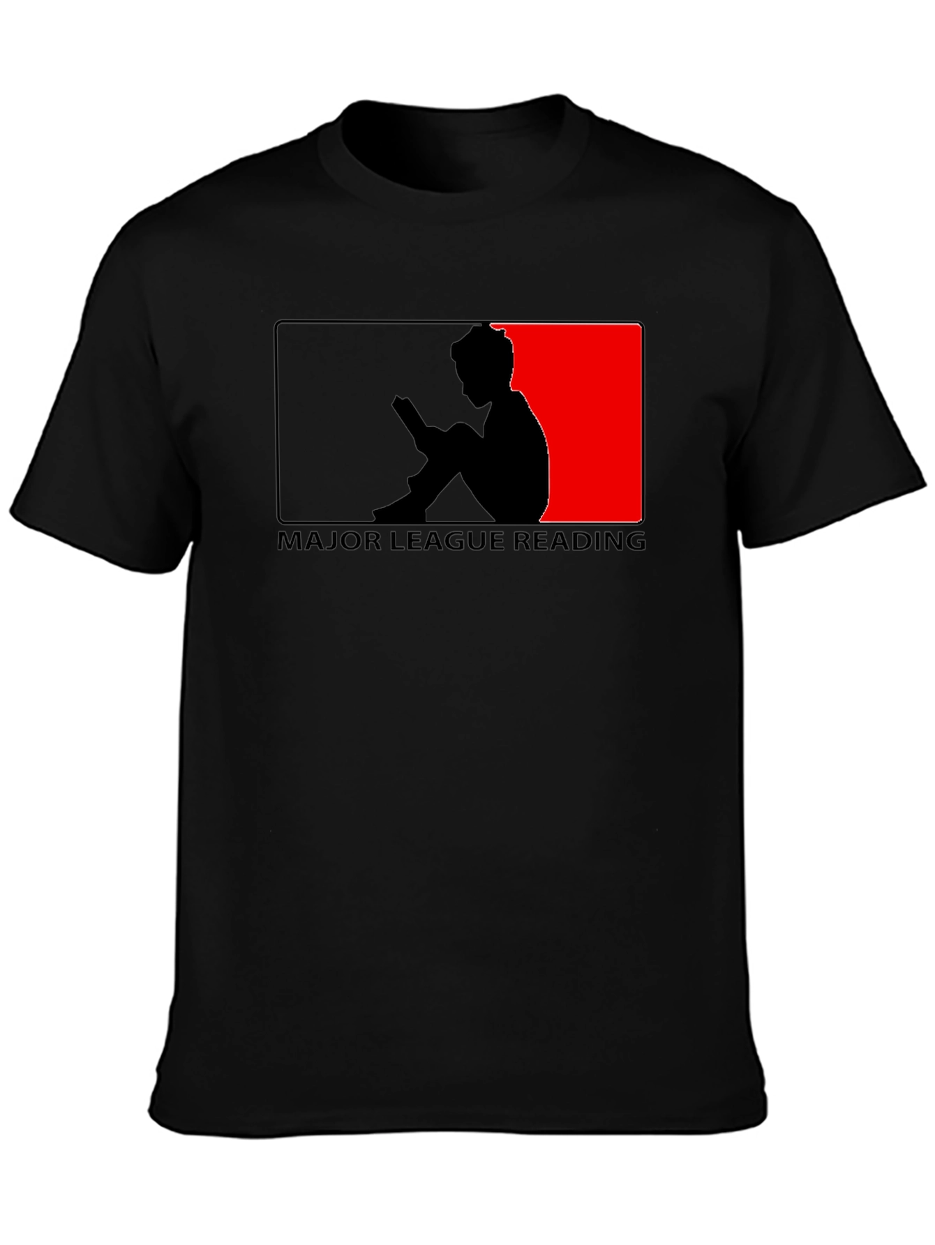 Major League Reading Black Graphic T-Shirt