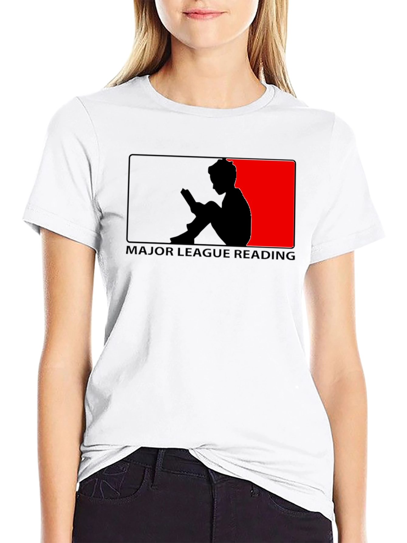 Major League Reading Black Graphic T-Shirt