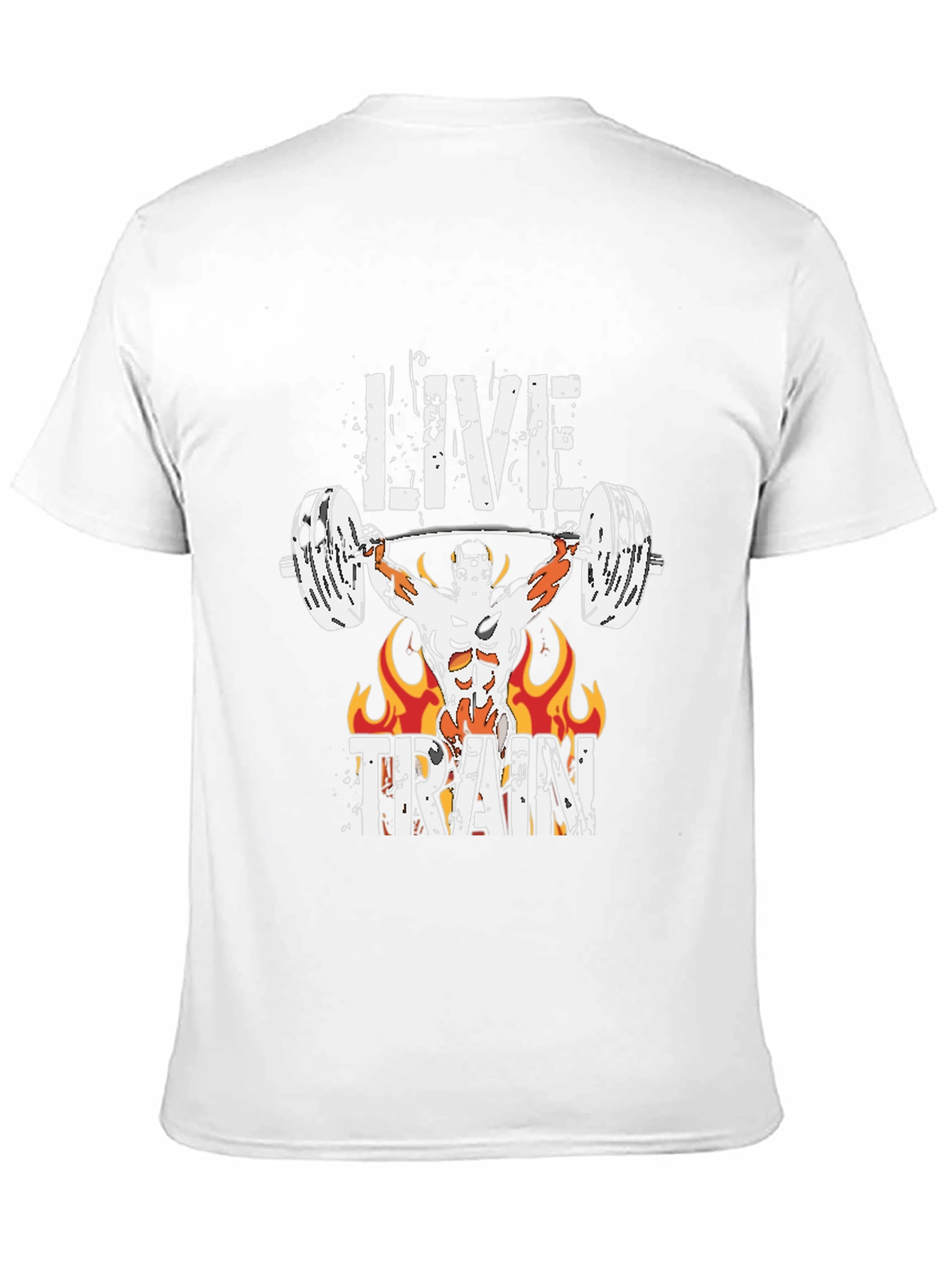 Live Train Graphic Tee - Fitness Motivation