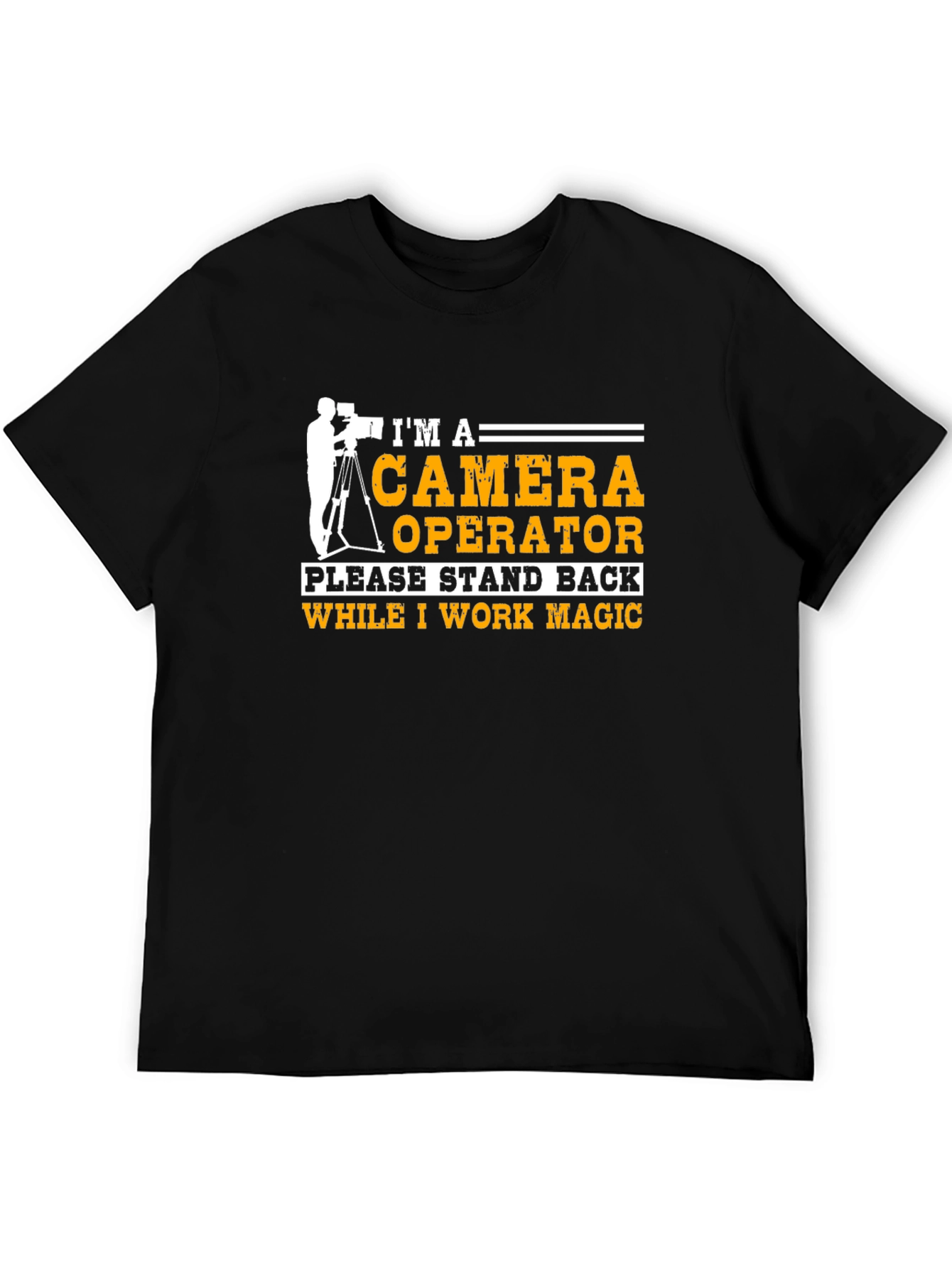 Camera Operator T-Shirt - Work Magic Design