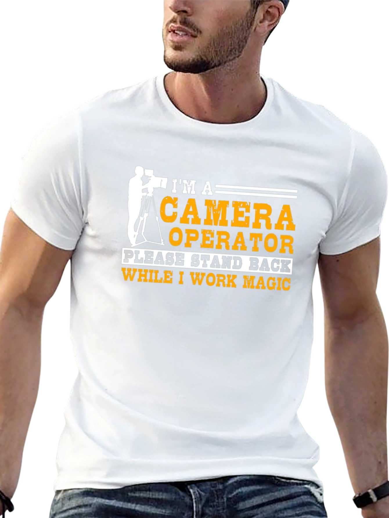 Camera Operator T-Shirt - Work Magic Design