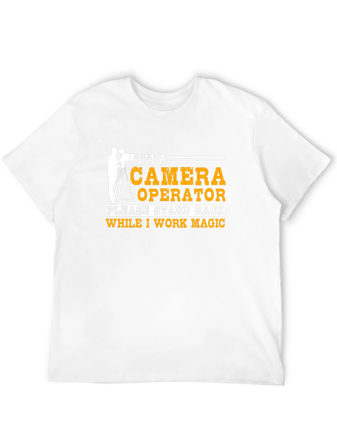 Camera Operator T-Shirt - Work Magic Design