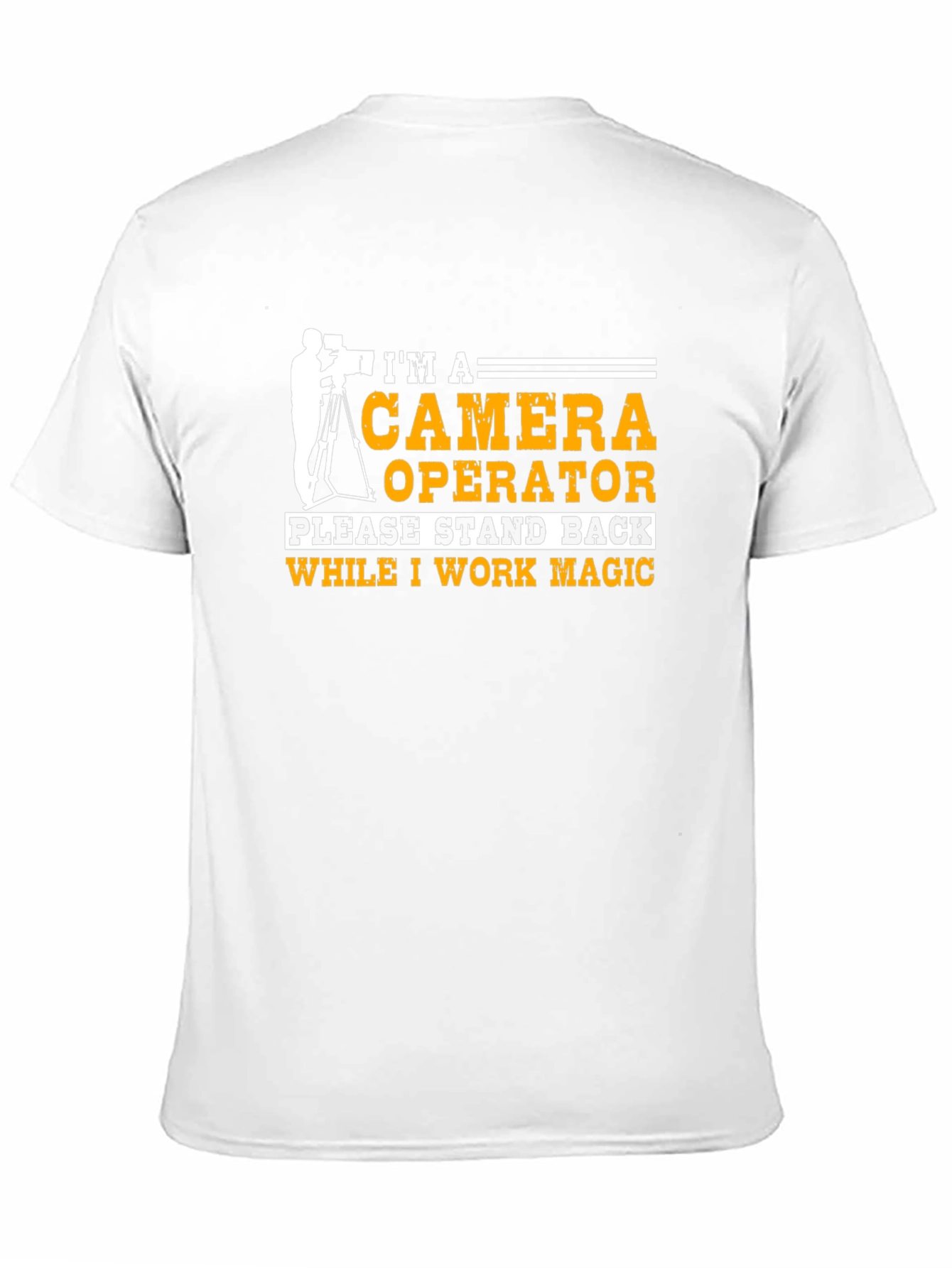 Camera Operator T-Shirt - Work Magic Design