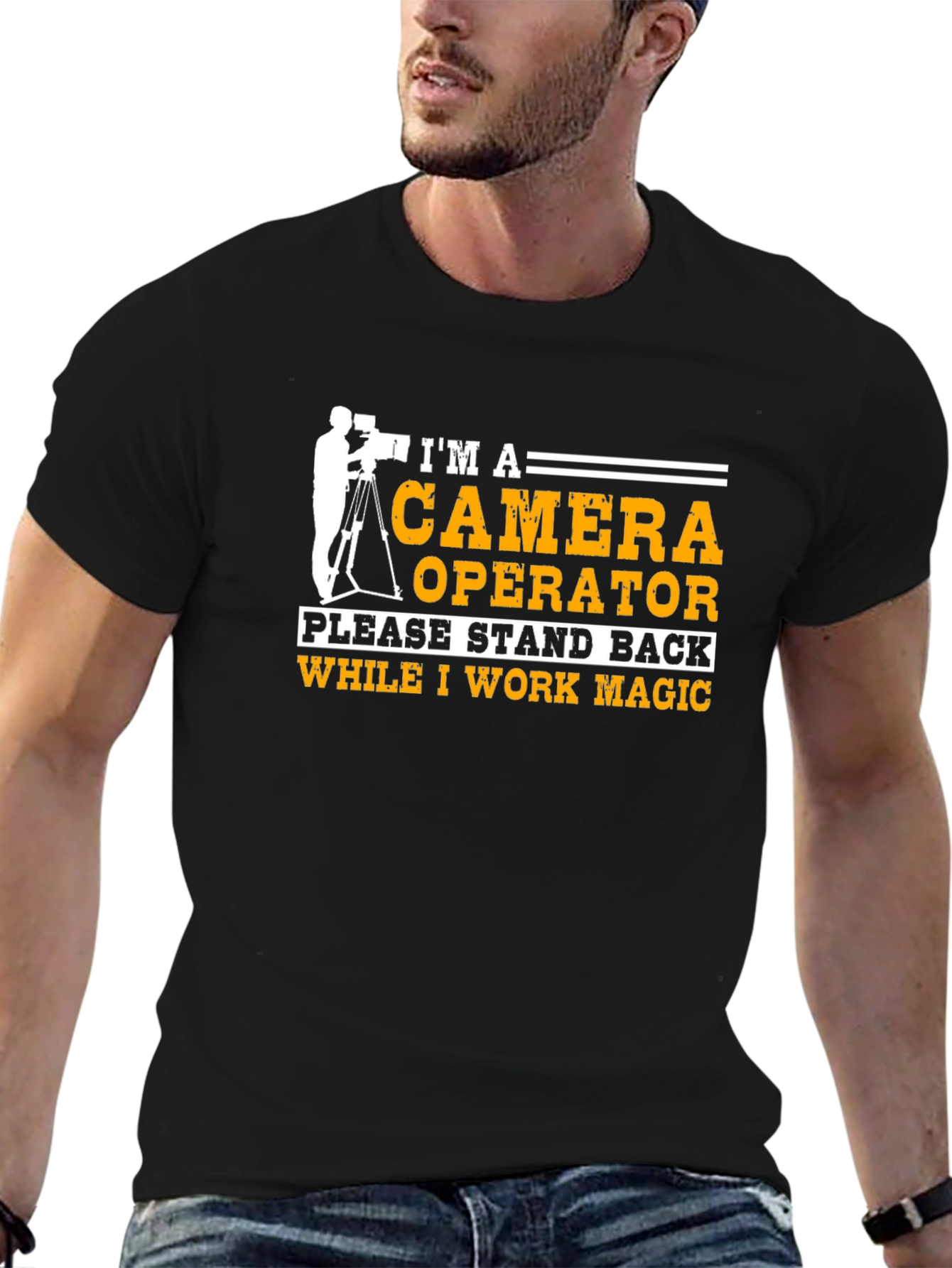Camera Operator T-Shirt - Work Magic Design