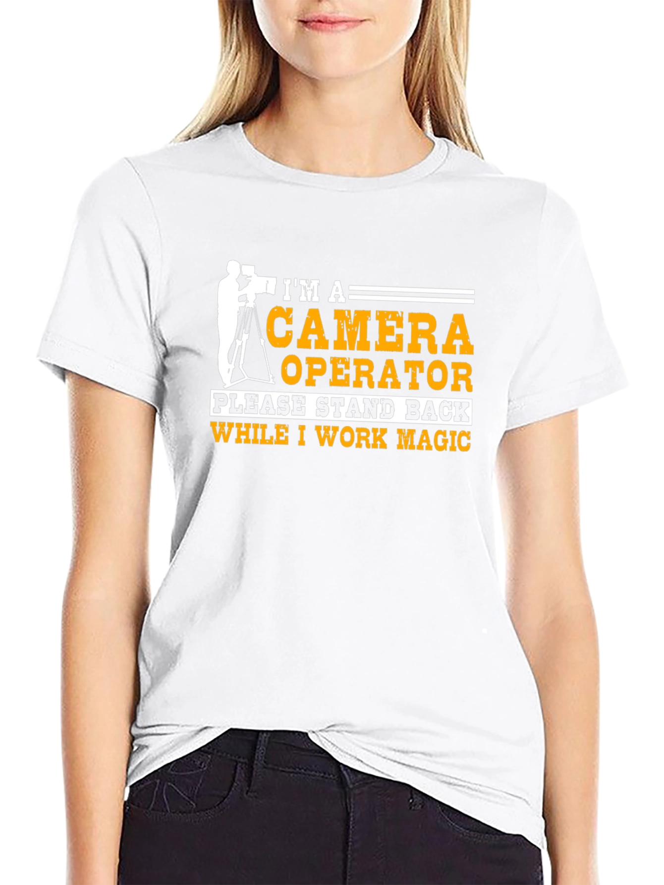 Camera Operator T-Shirt - Work Magic Design