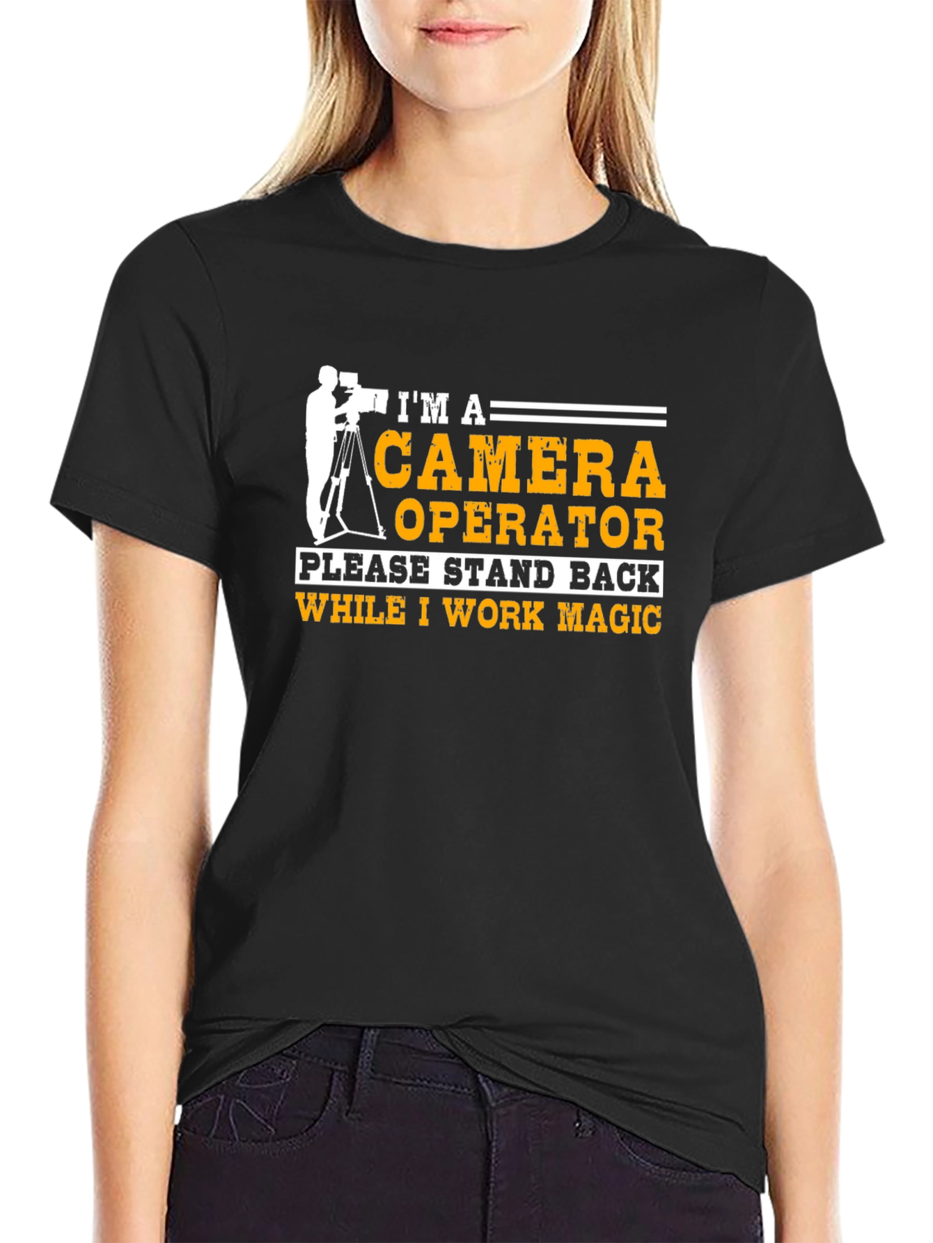 Camera Operator T-Shirt - Work Magic Design