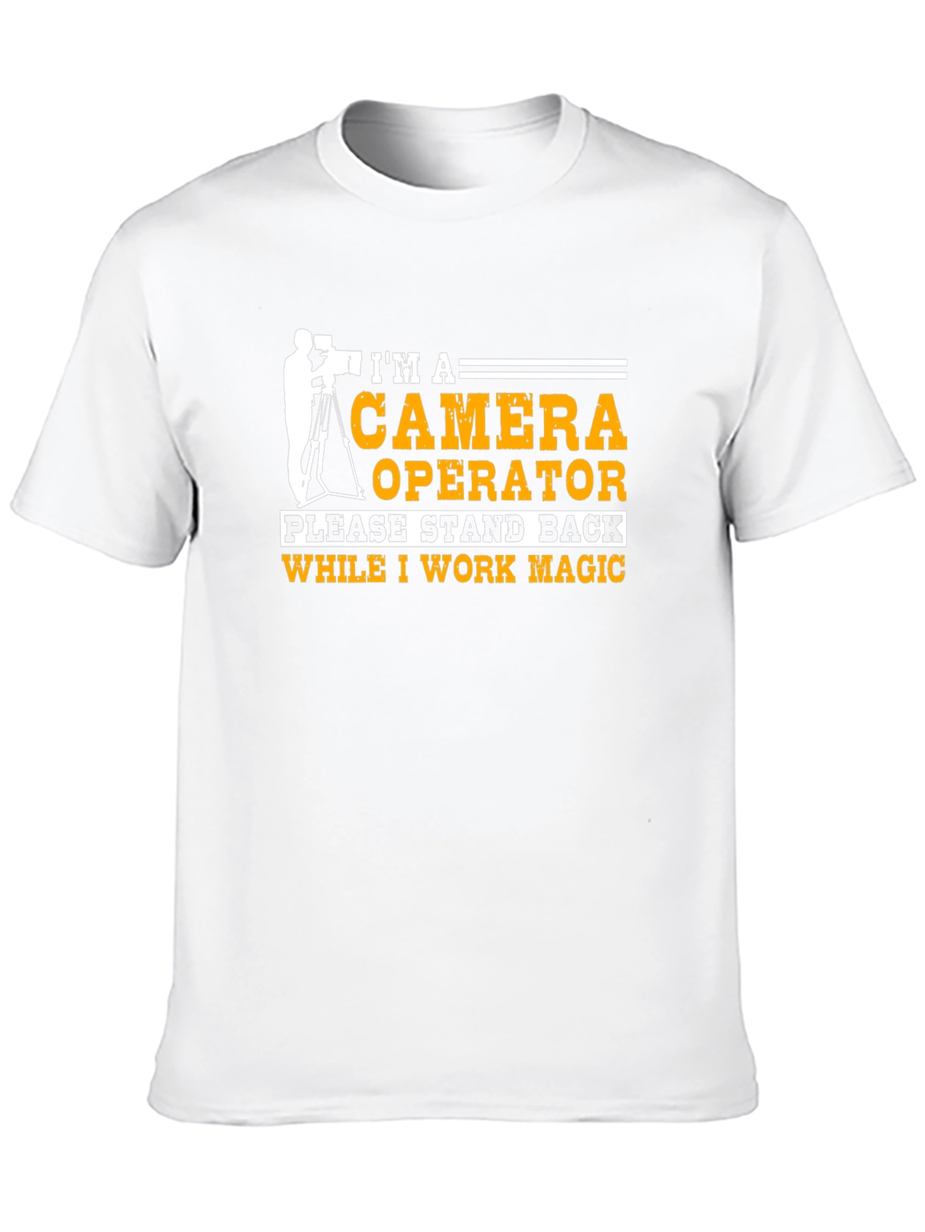 Camera Operator T-Shirt - Work Magic Design
