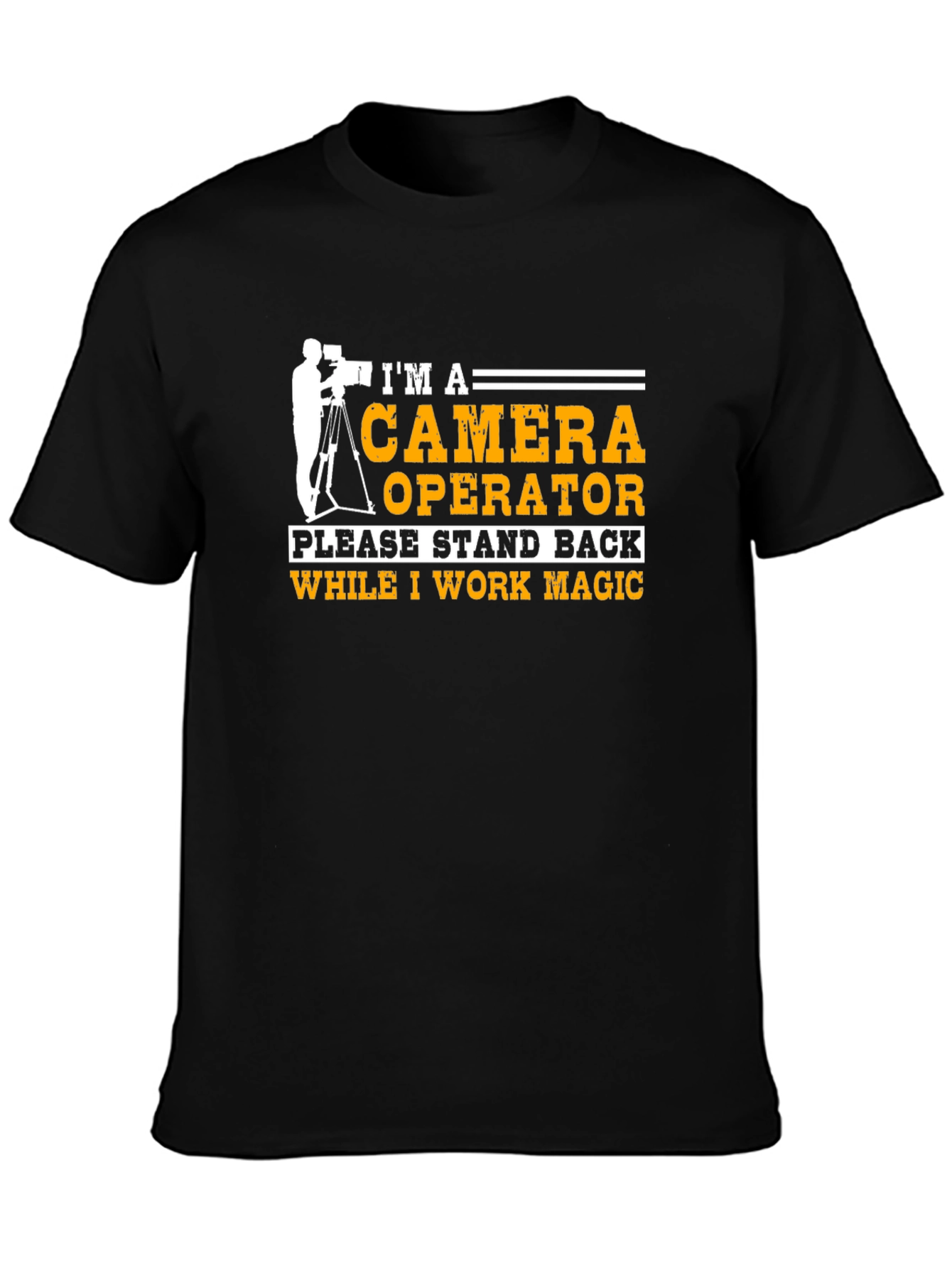 Camera Operator T-Shirt - Work Magic Design