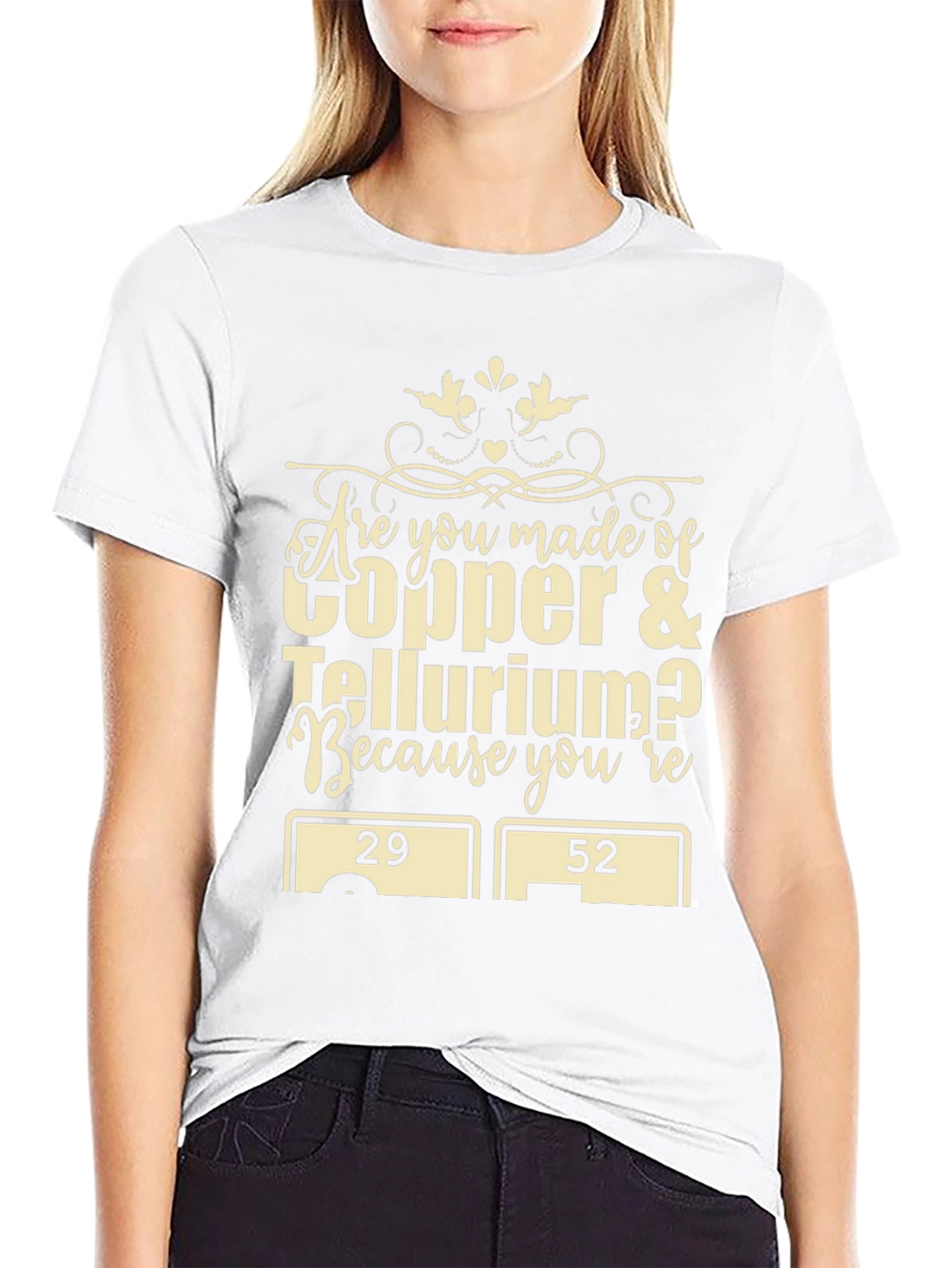 Chemistry Humor T-Shirt: Copper & Tellurium Pun Tee