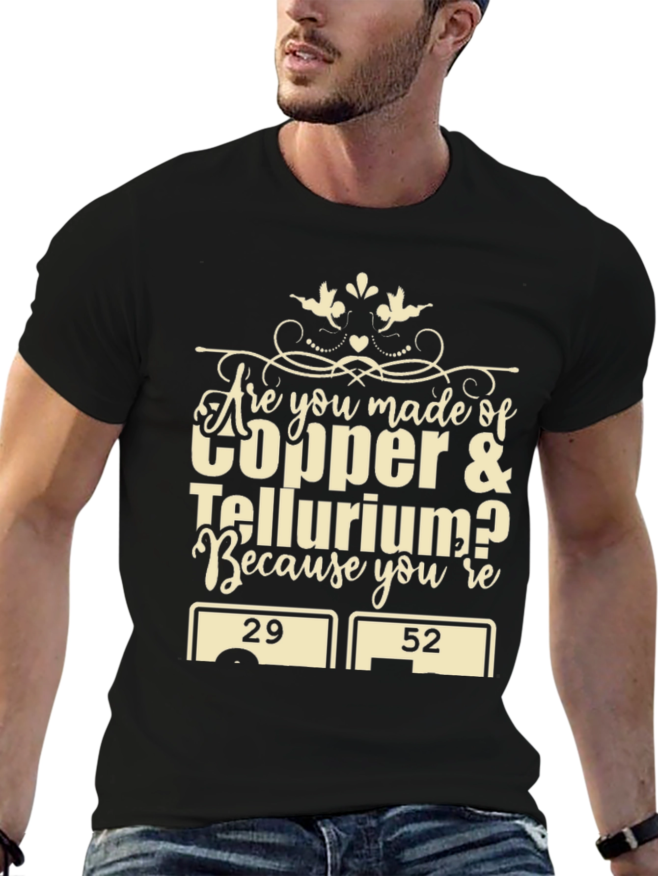 Chemistry Humor T-Shirt: Copper & Tellurium Pun Tee