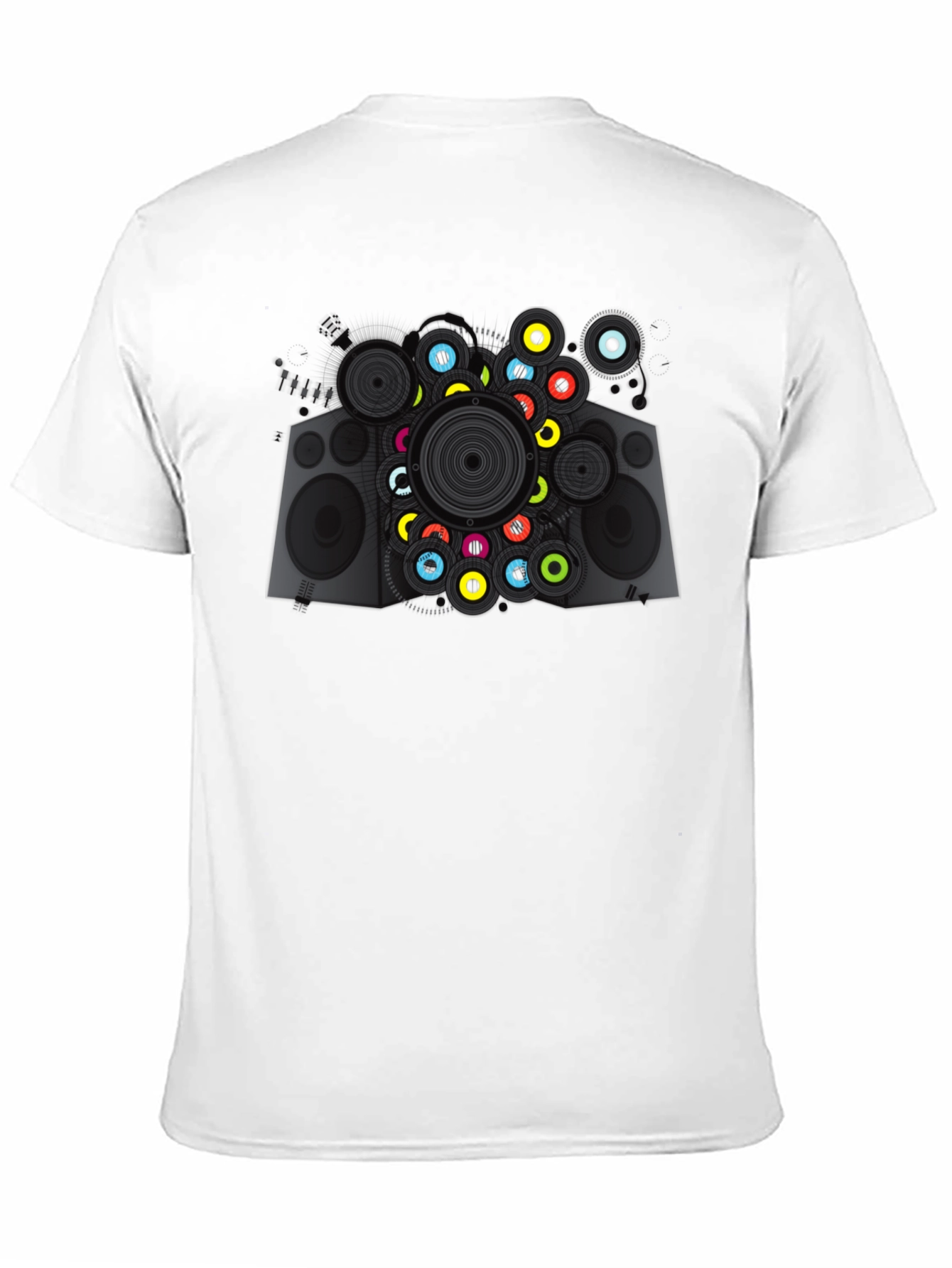 Cool Speaker Graphic Tee - Modern Music Lover T-Shirt