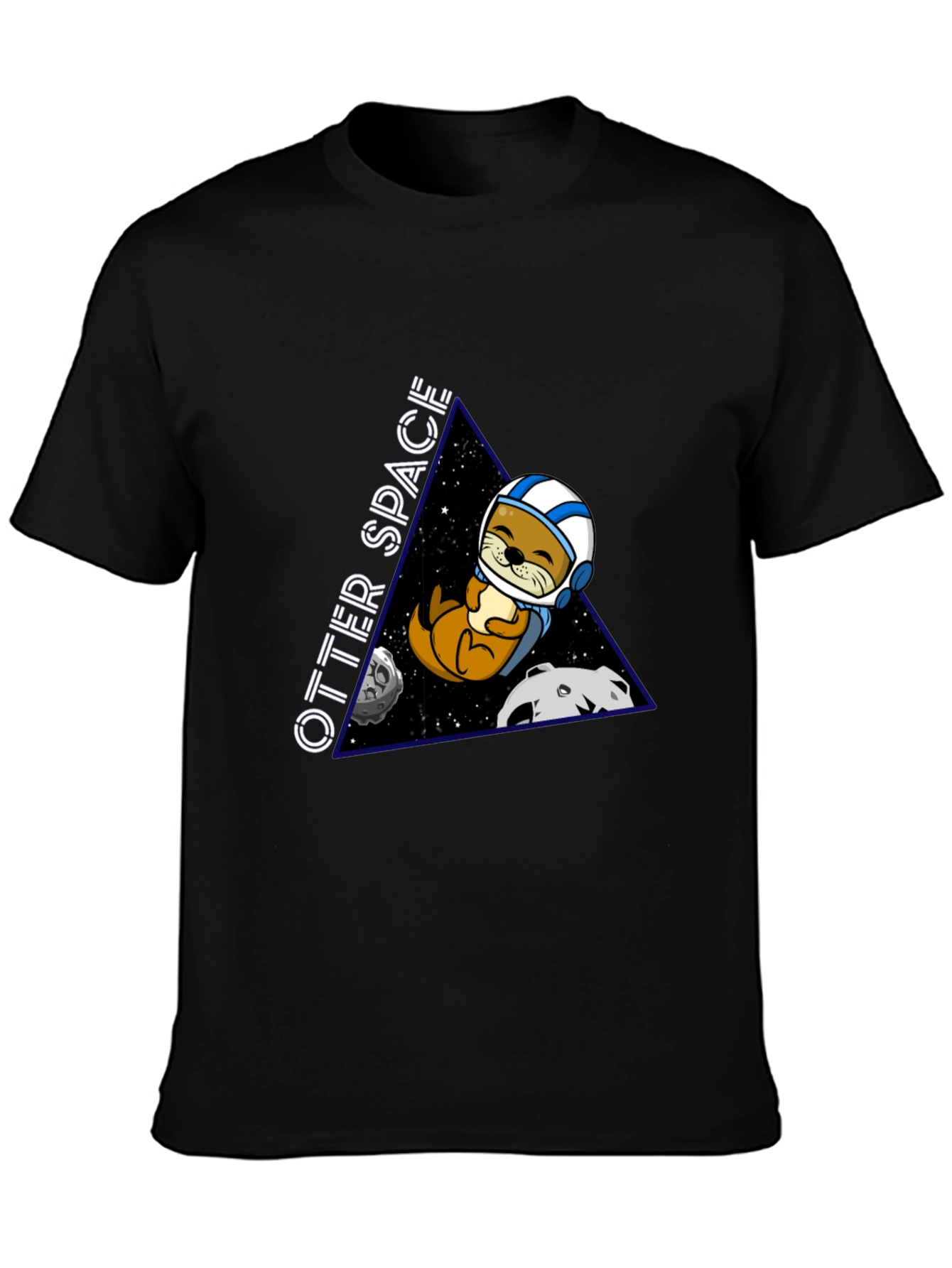 Otter Space T-Shirt - Astronaut Otter Design