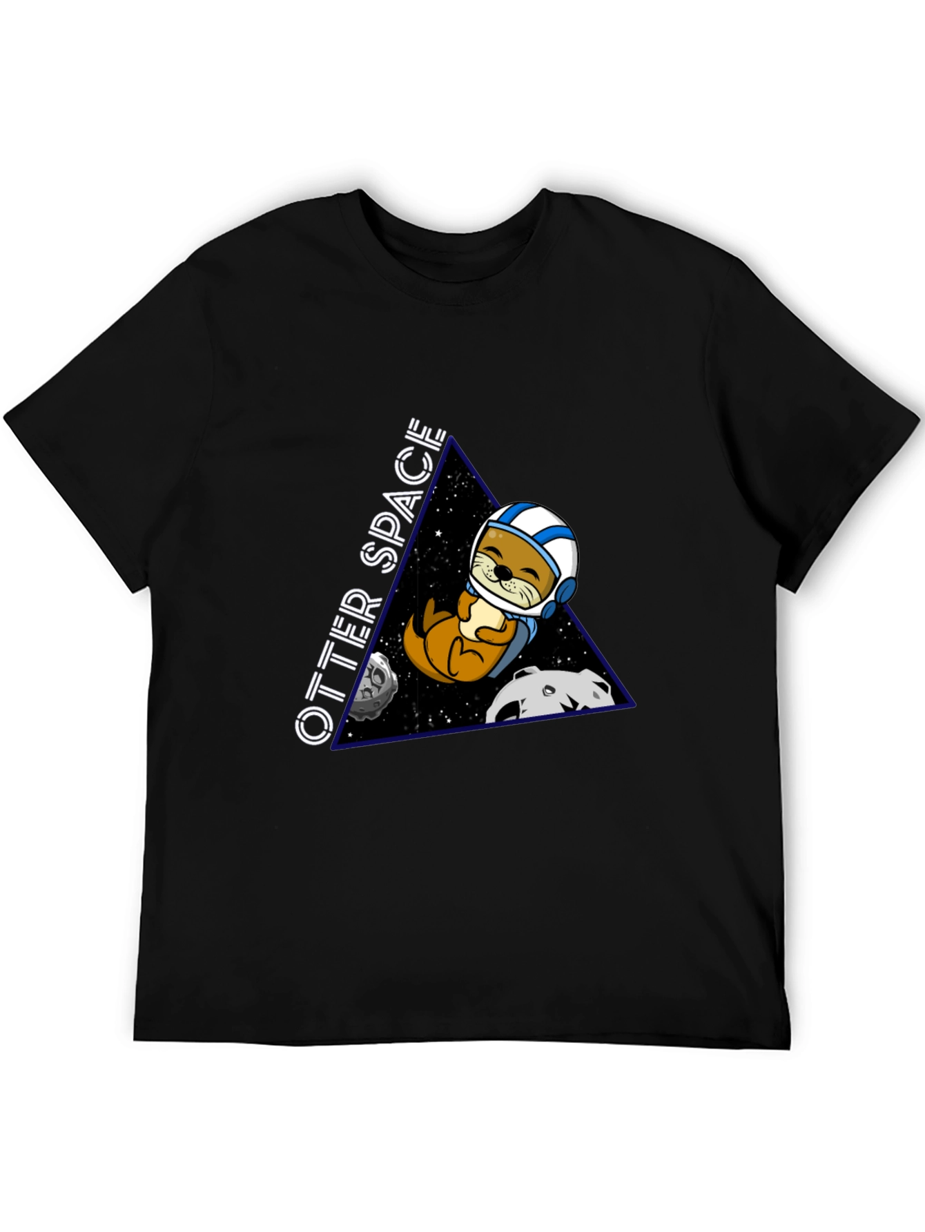 Otter Space T-Shirt - Astronaut Otter Design