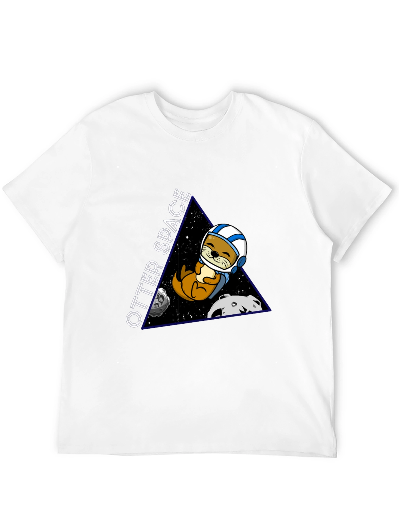 Otter Space T-Shirt - Astronaut Otter Design